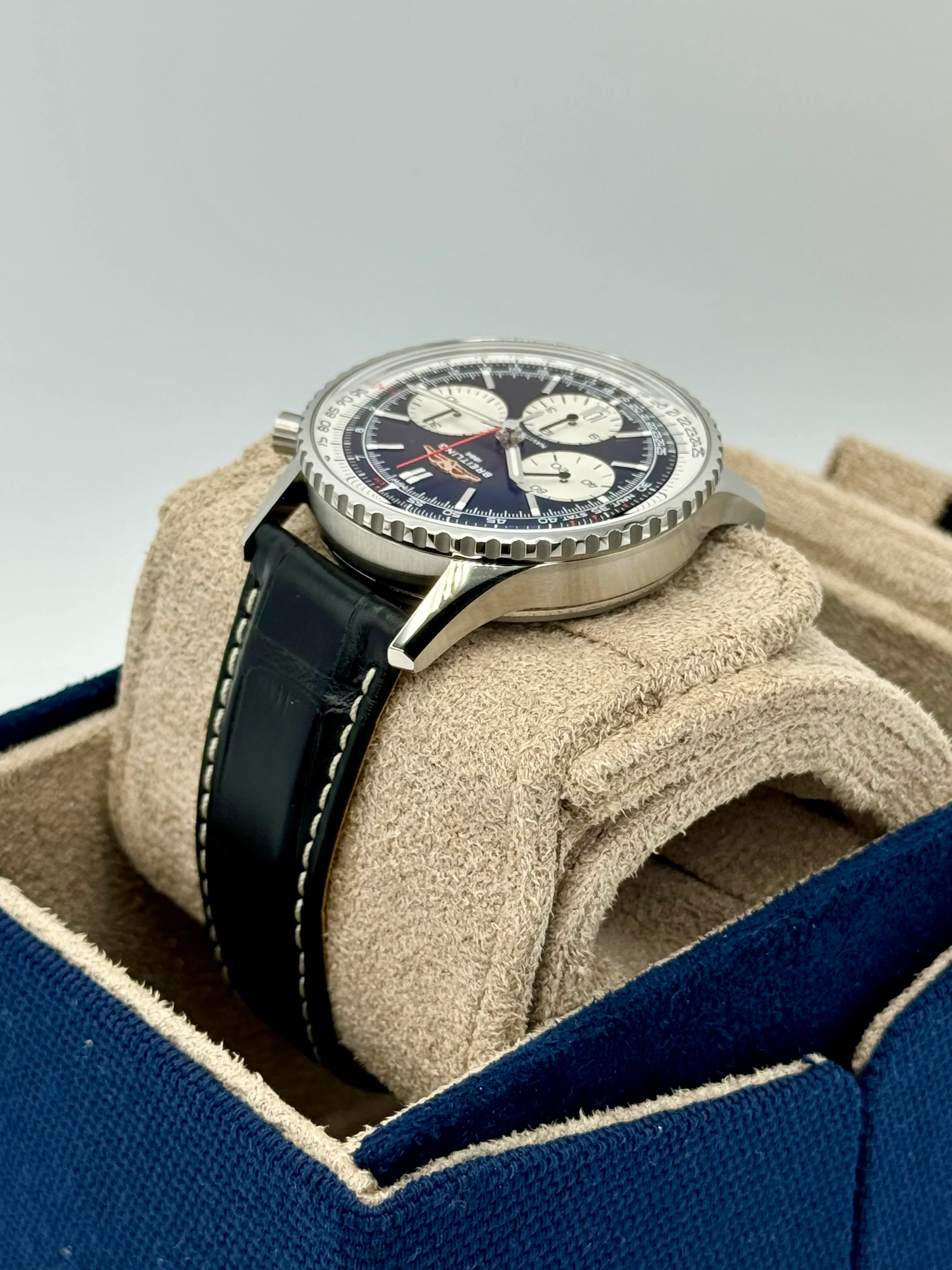 NEW 2024 Breitling Chronograph 42mm AB0139 Stainless Steel Black Dial - Image 7