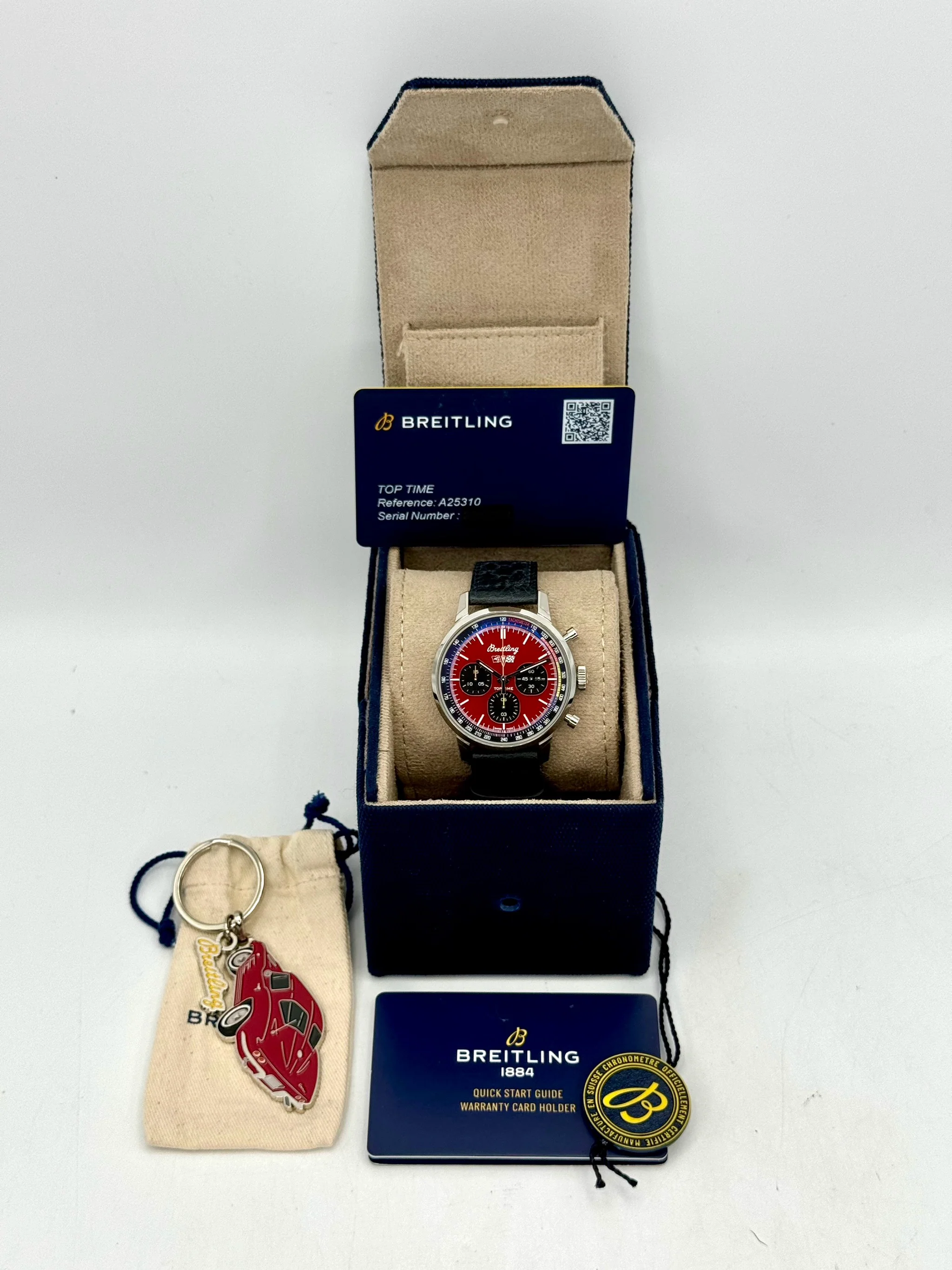 New 2024 Breitling Top Time Chronograph 42mm A25310 Steel Red Dial - Image 12