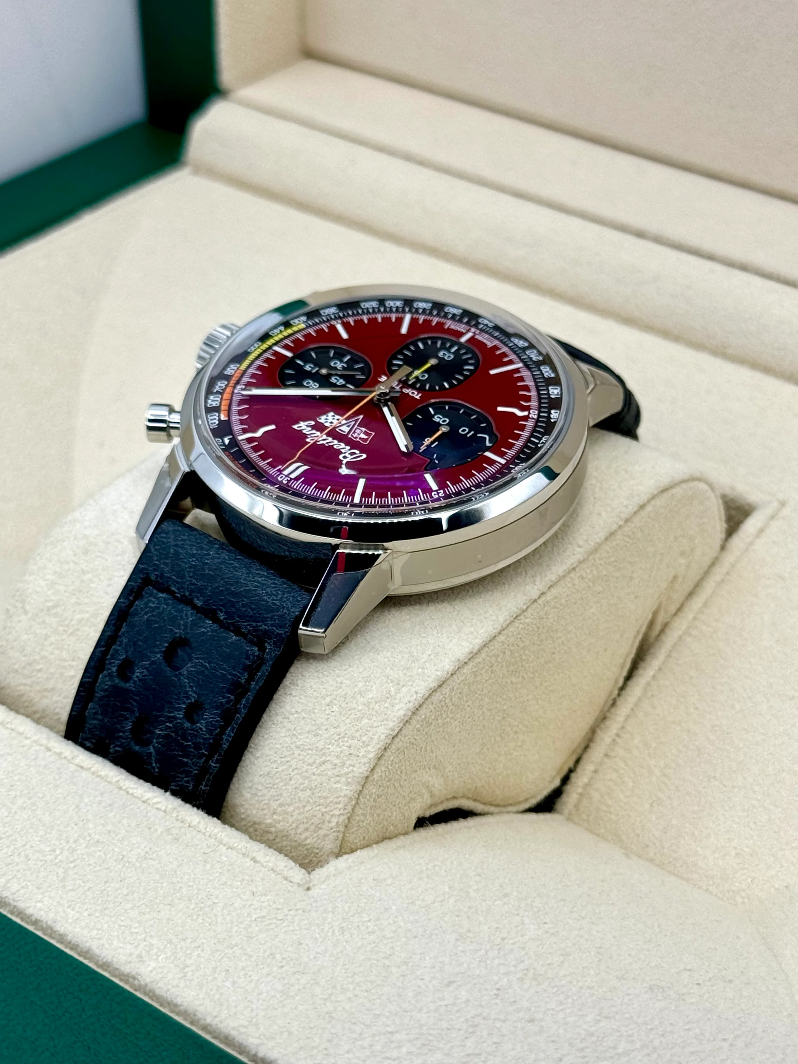 New 2024 Breitling Top Time Chronograph 42mm A25310 Steel Red Dial - Image 7