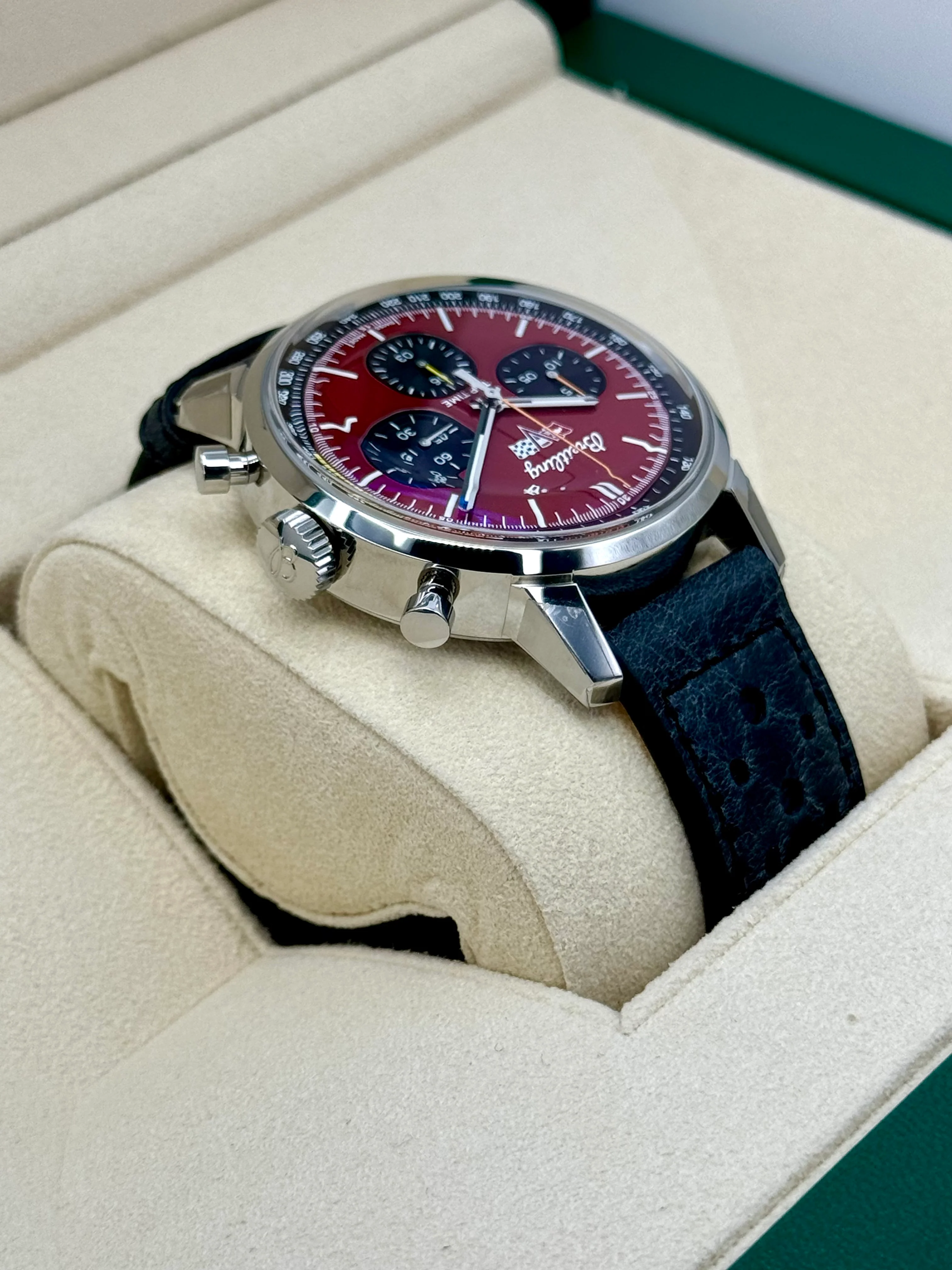 New 2024 Breitling Top Time Chronograph 42mm A25310 Steel Red Dial - Image 8