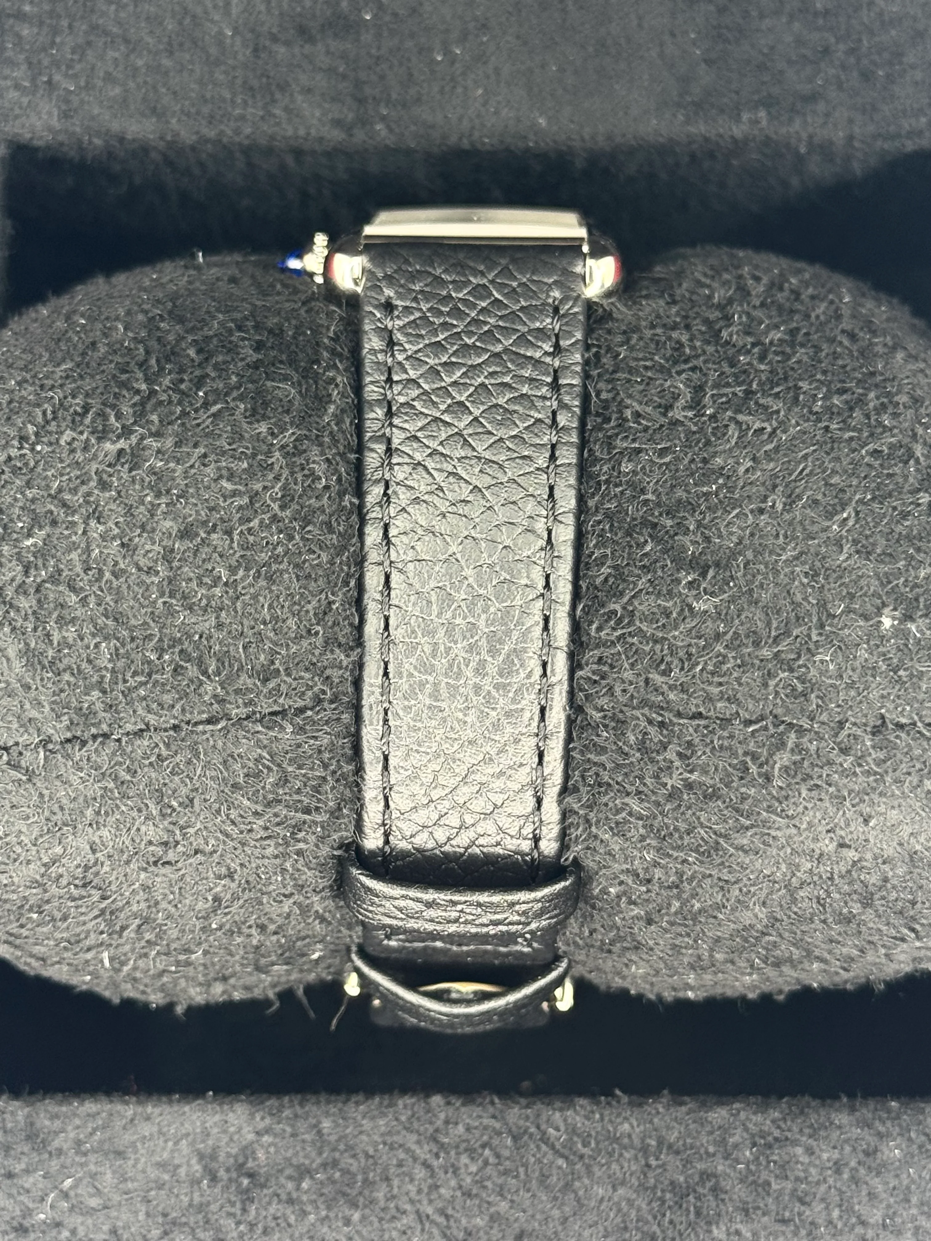 NEW 2024 Cartier Tank 29.5mm WSTA0042 Stainless Steel White Dial - Image 4
