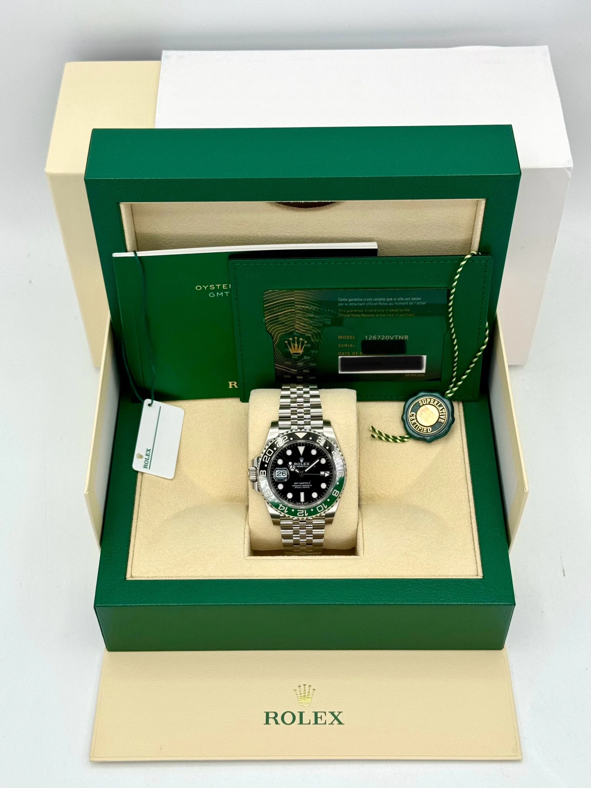 NEW 2024 Rolex GMT-Master II "Sprite" 40mm 126720VTNR Jubilee - Image 10