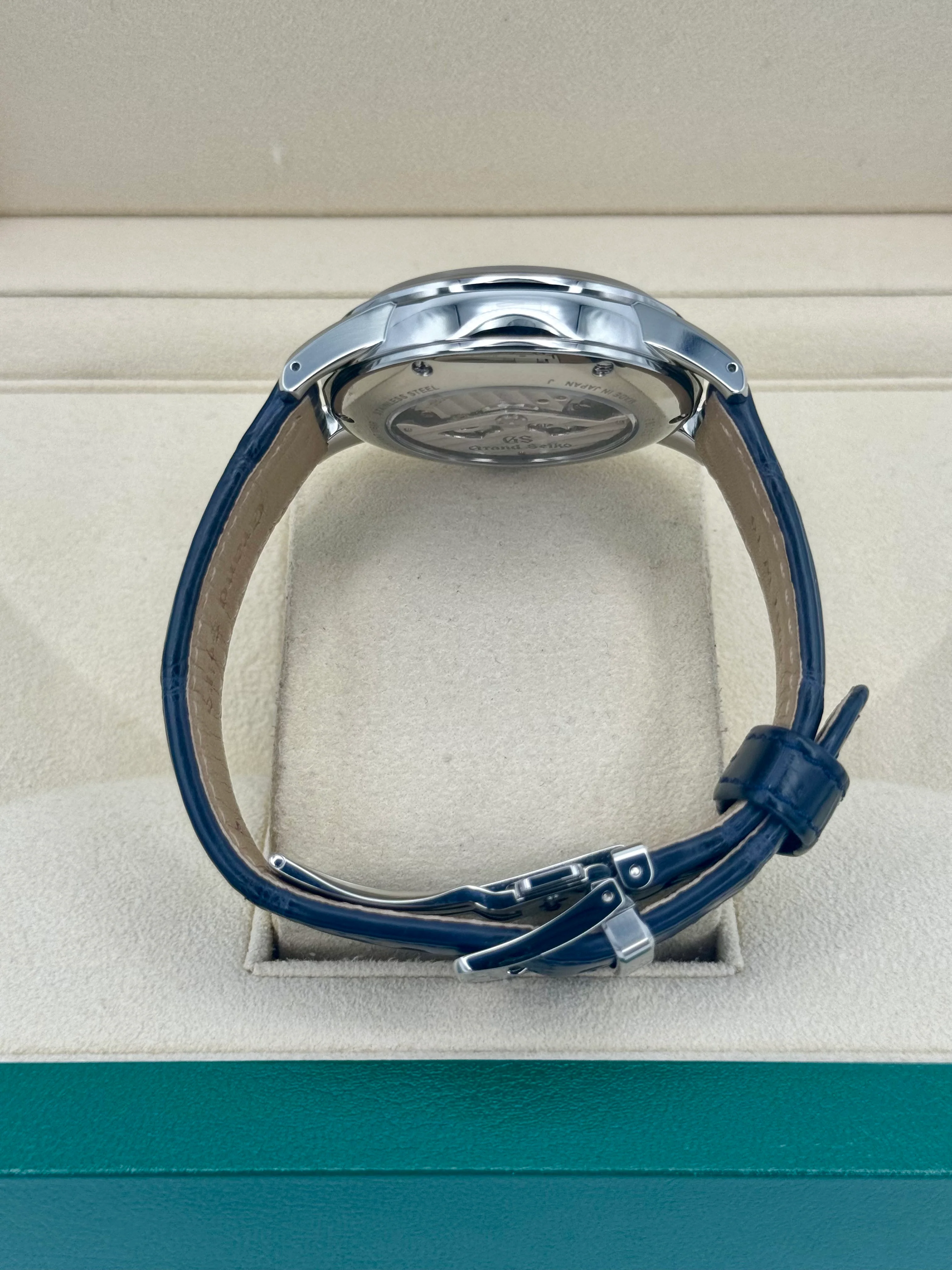 NEW 2024 Grand Seiko Elegance Collection 40.2mm SBGA407G Blue Dial - Image 10