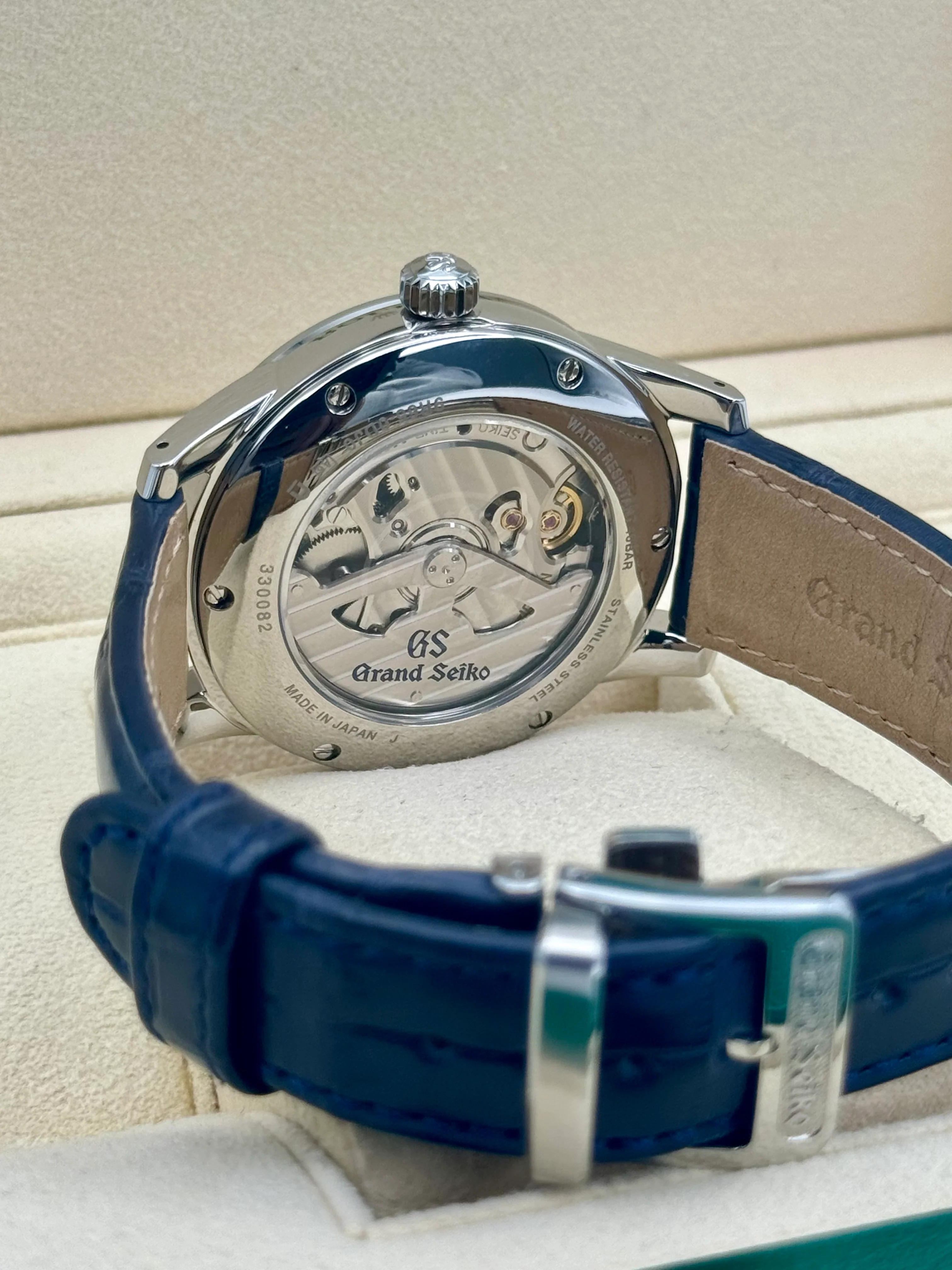 NEW 2024 Grand Seiko Elegance Collection 40.2mm SBGA407G Blue Dial - Image 11