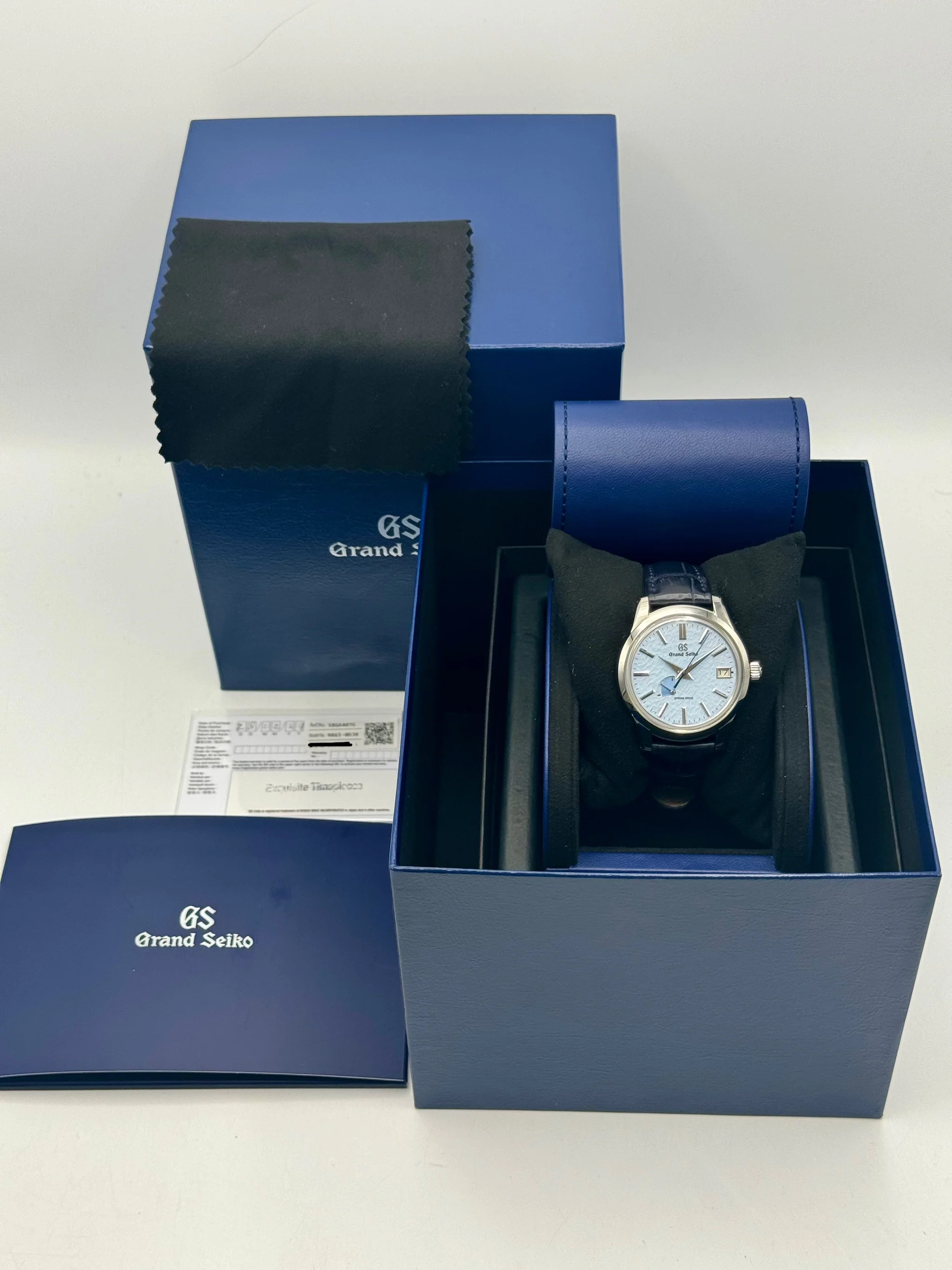NEW 2024 Grand Seiko Elegance Collection 40.2mm SBGA407G Blue Dial - Image 13