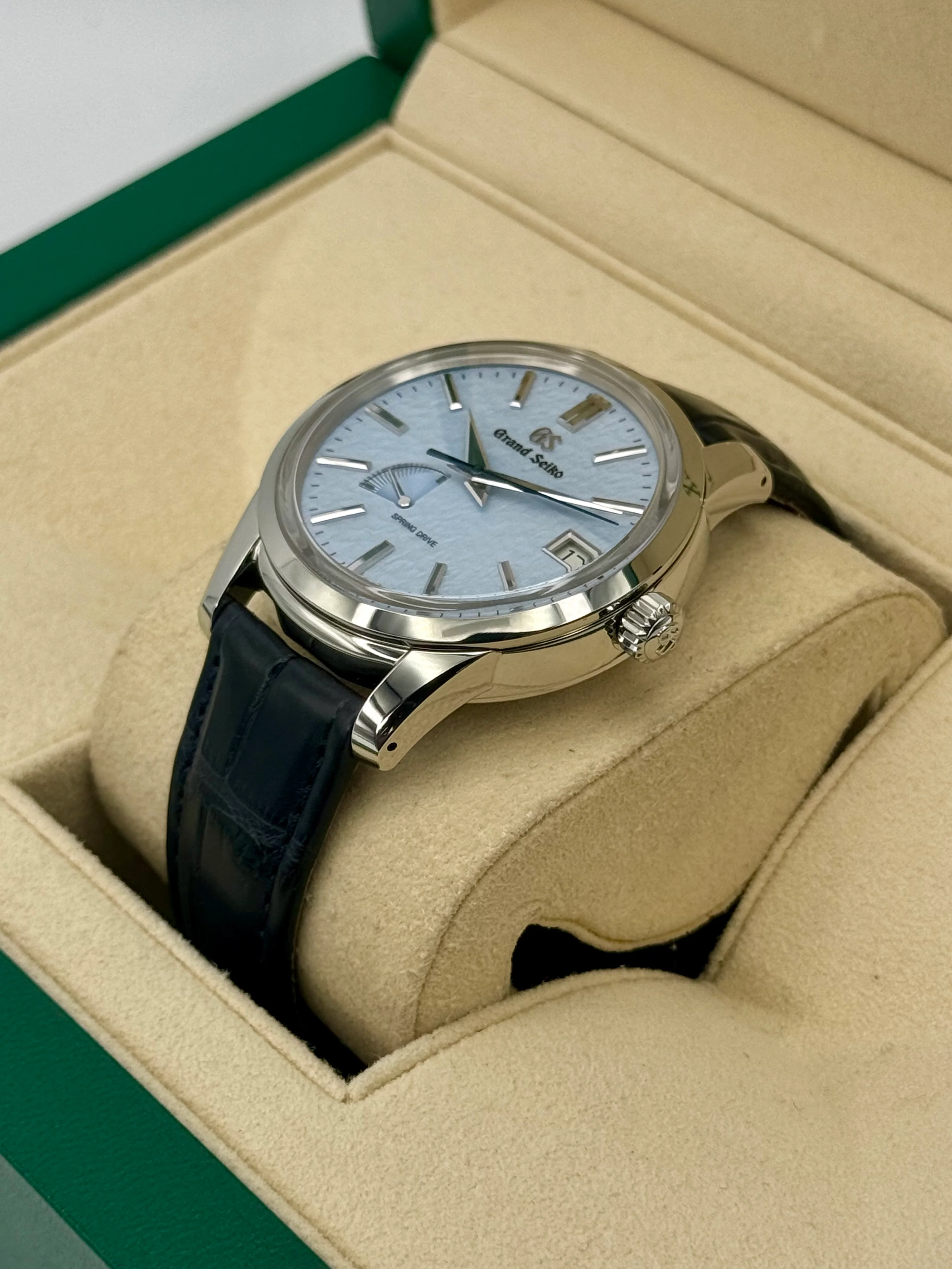 NEW 2024 Grand Seiko Elegance Collection 40.2mm SBGA407G Blue Dial - Image 5