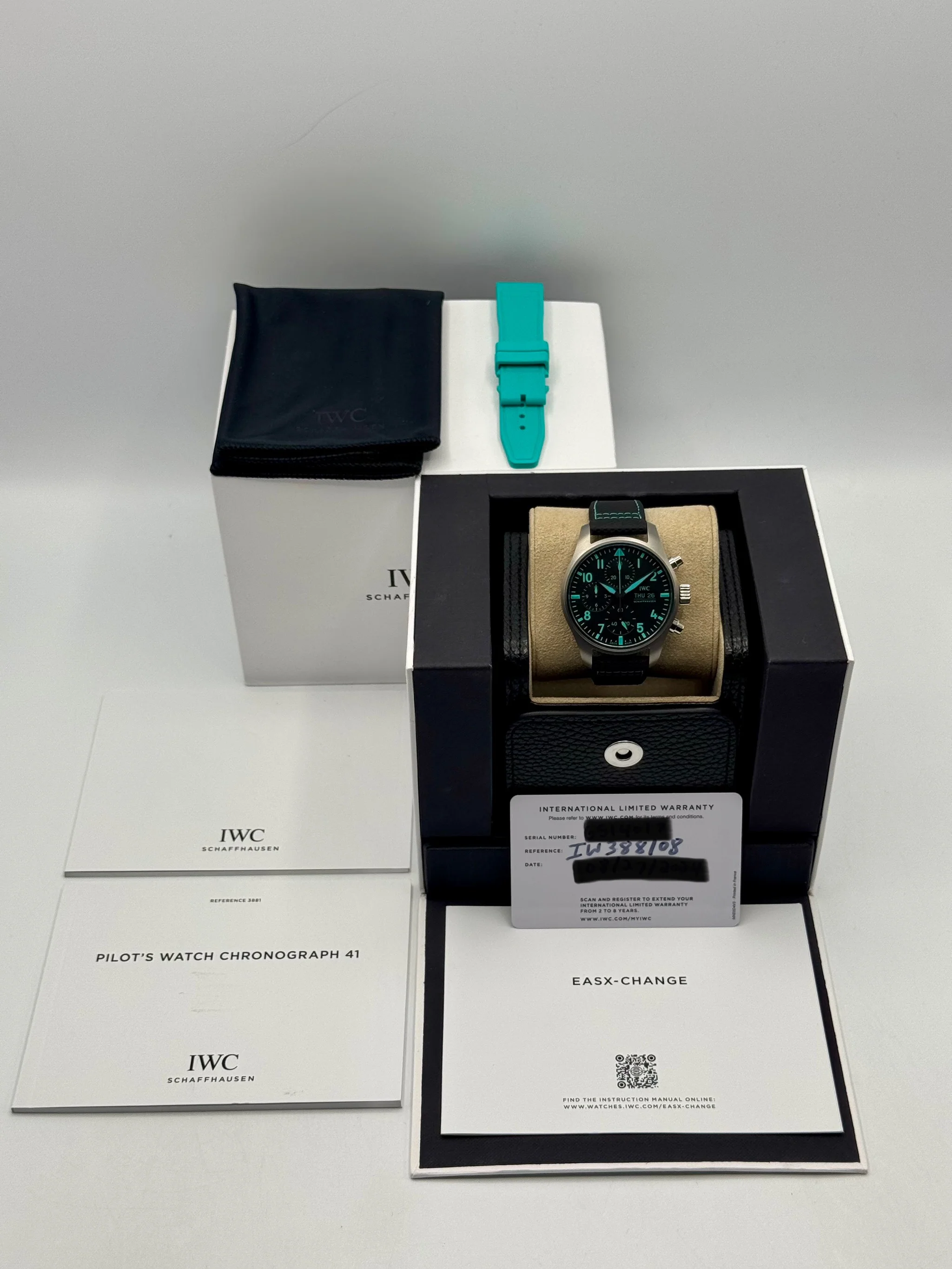 2024 IWC Pilot's Chronograph 41mm IW388108 Titanium Black Dial - Image 10