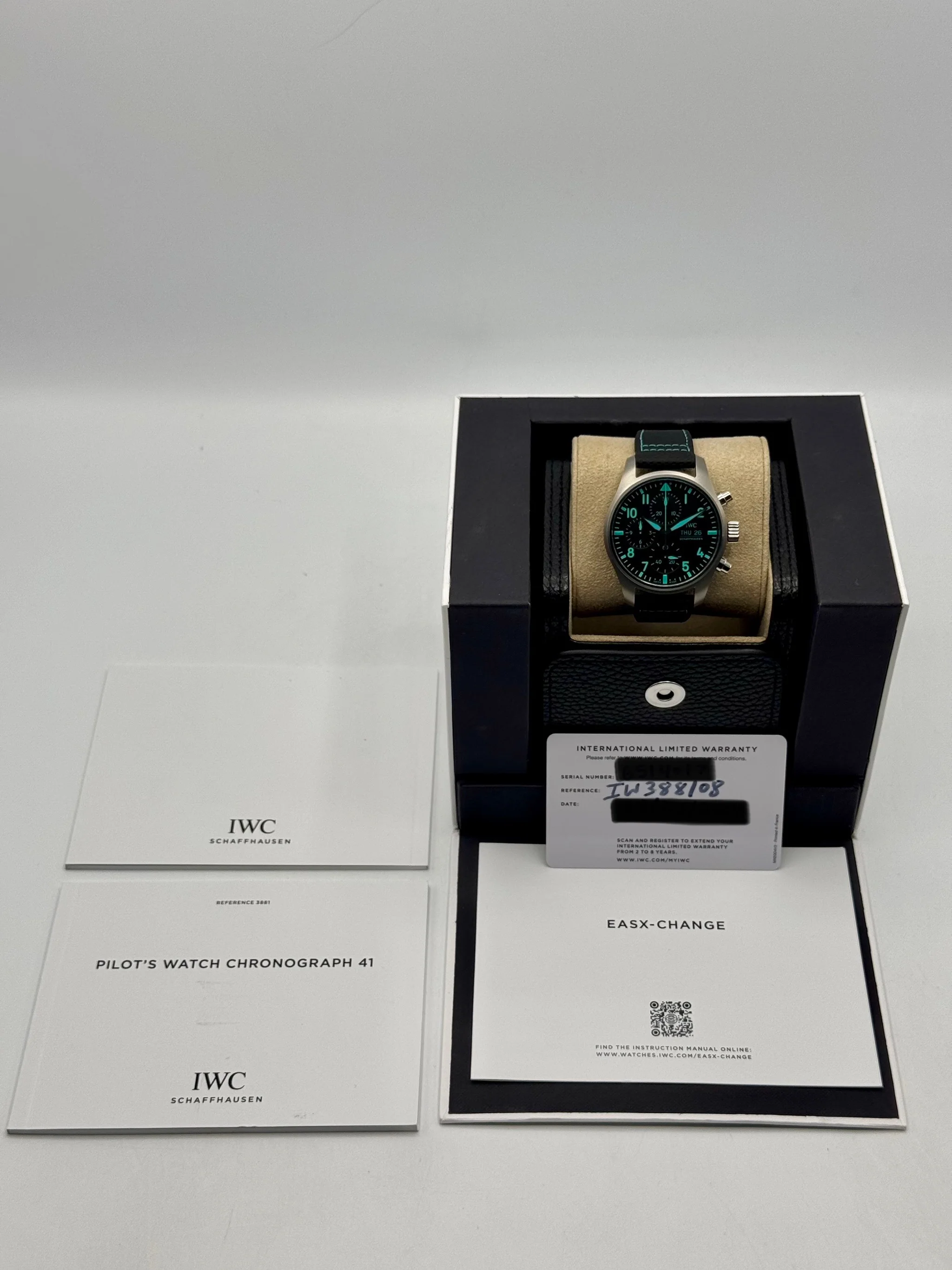 2024 IWC Pilot's Chronograph 41mm IW388108 Titanium Black Dial - Image 9