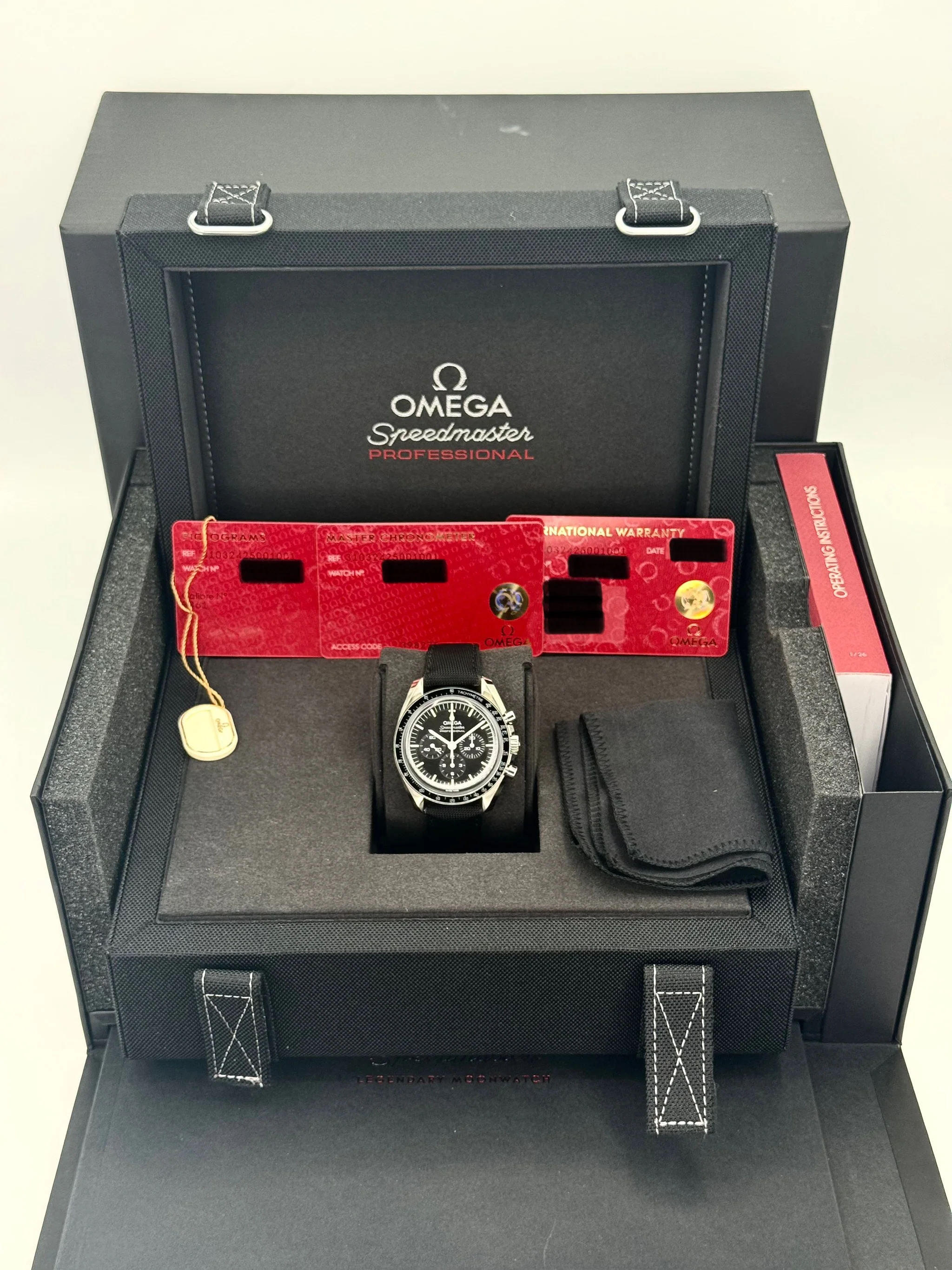 NEW 2024 Omega Speedmaster 42mm 310.32.42.50.01.001 Moonwatch Black Dial - Image 11