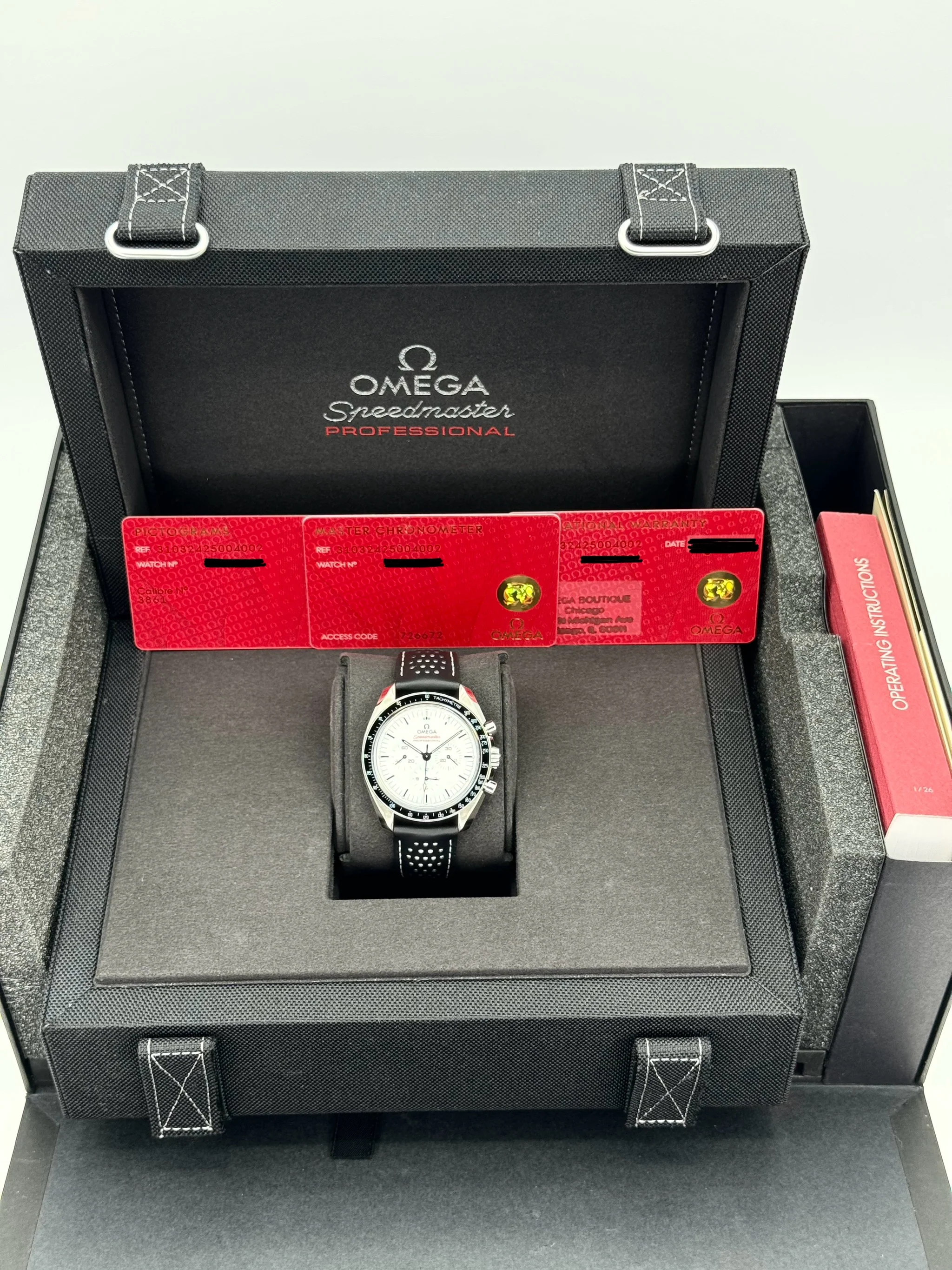 NEW 2024 Omega Speedmaster Professional 42mm 31032425004002 White Dial - Image 12