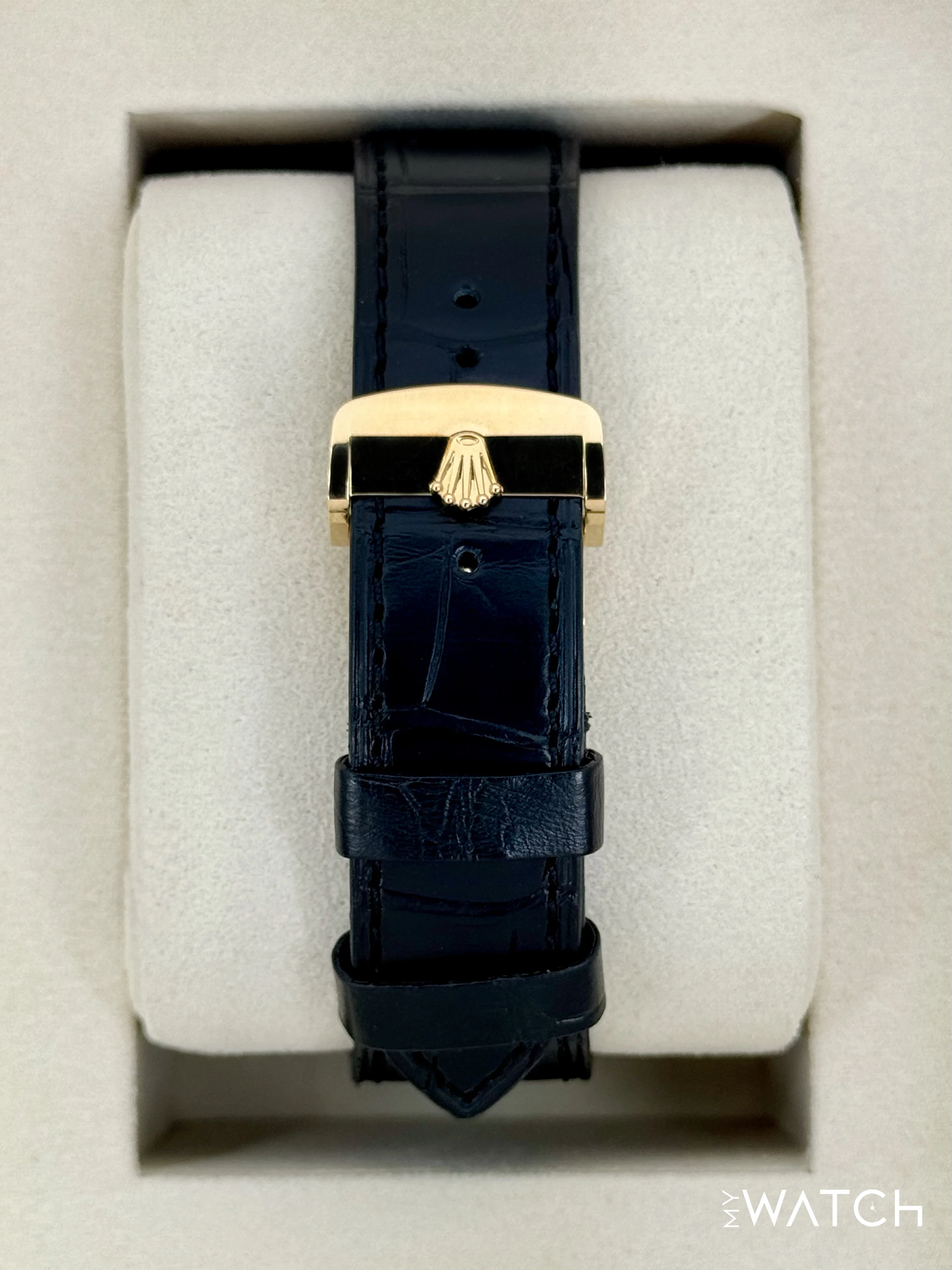 NEW 2025 Rolex 1908 39mm 52508 Yellow Gold Black Dial - Image 2