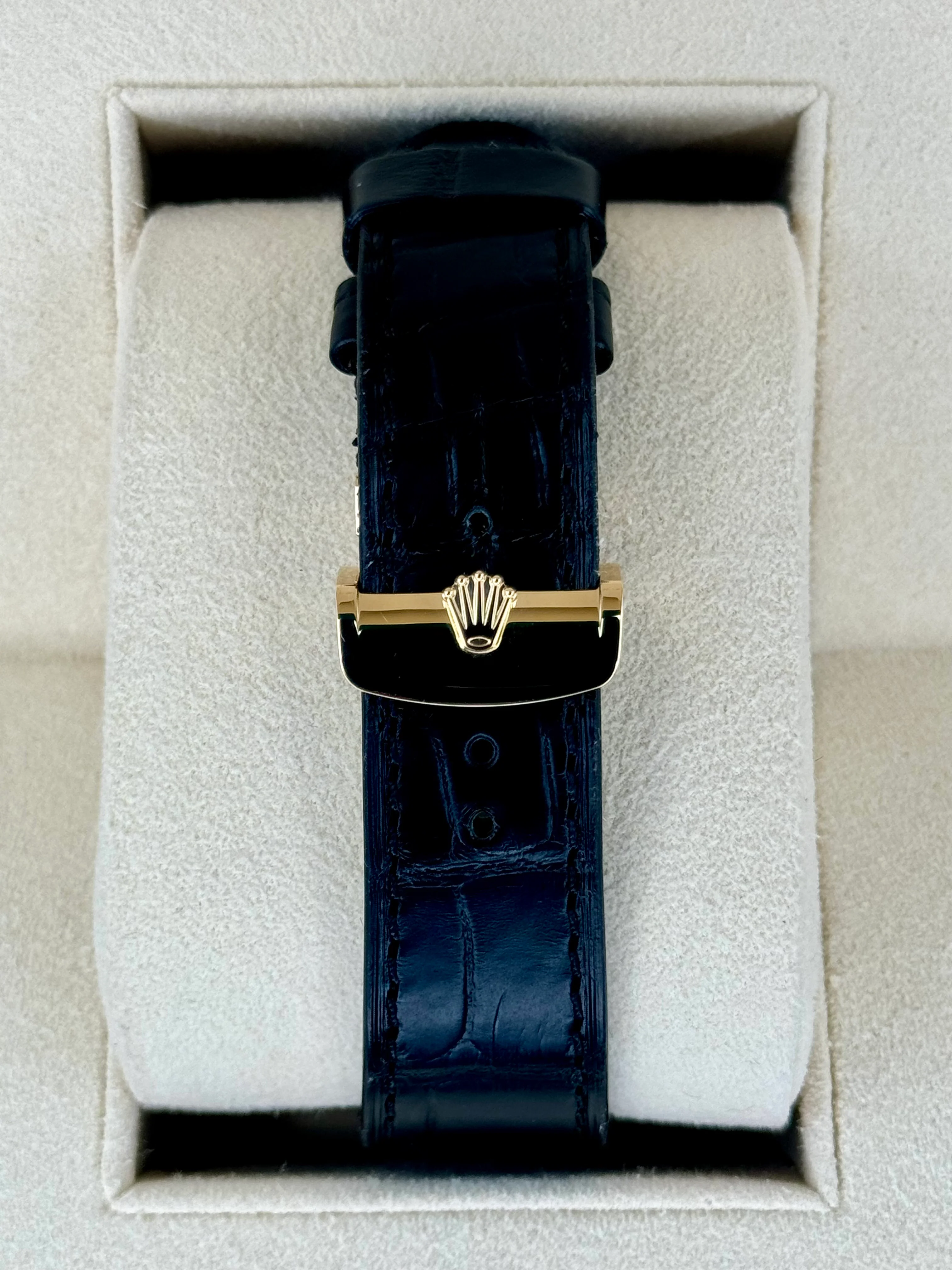 NEW 2024 Rolex 1908 39mm 52508 Yellow Gold Black Dial - Image 2
