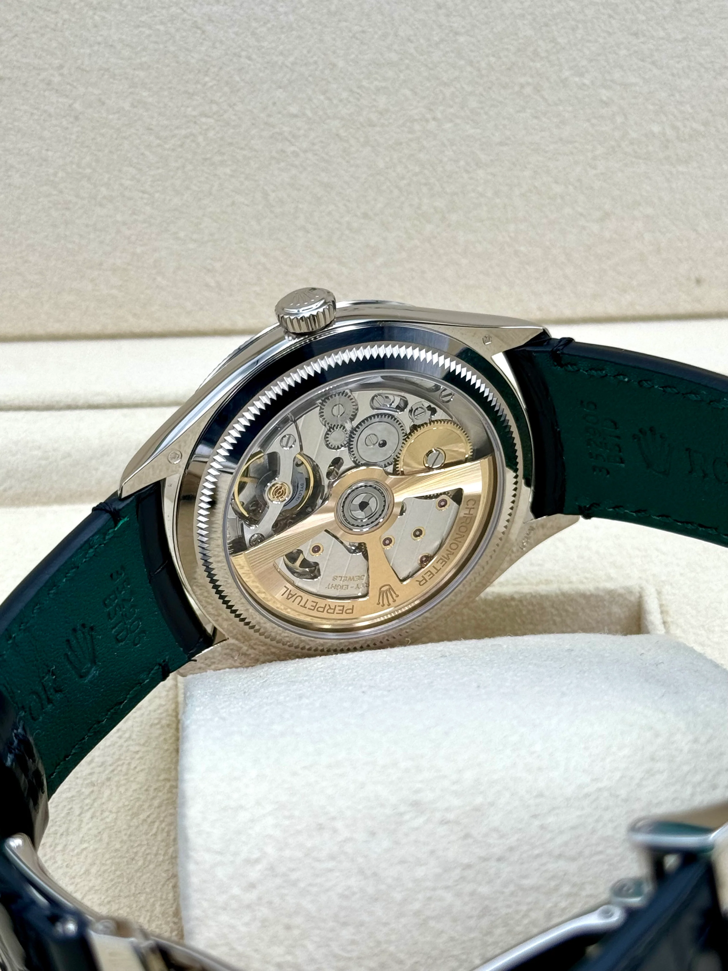 NEW 2024 Rolex 1908 39mm 52509 18k White Gold Black Dial - Image 11