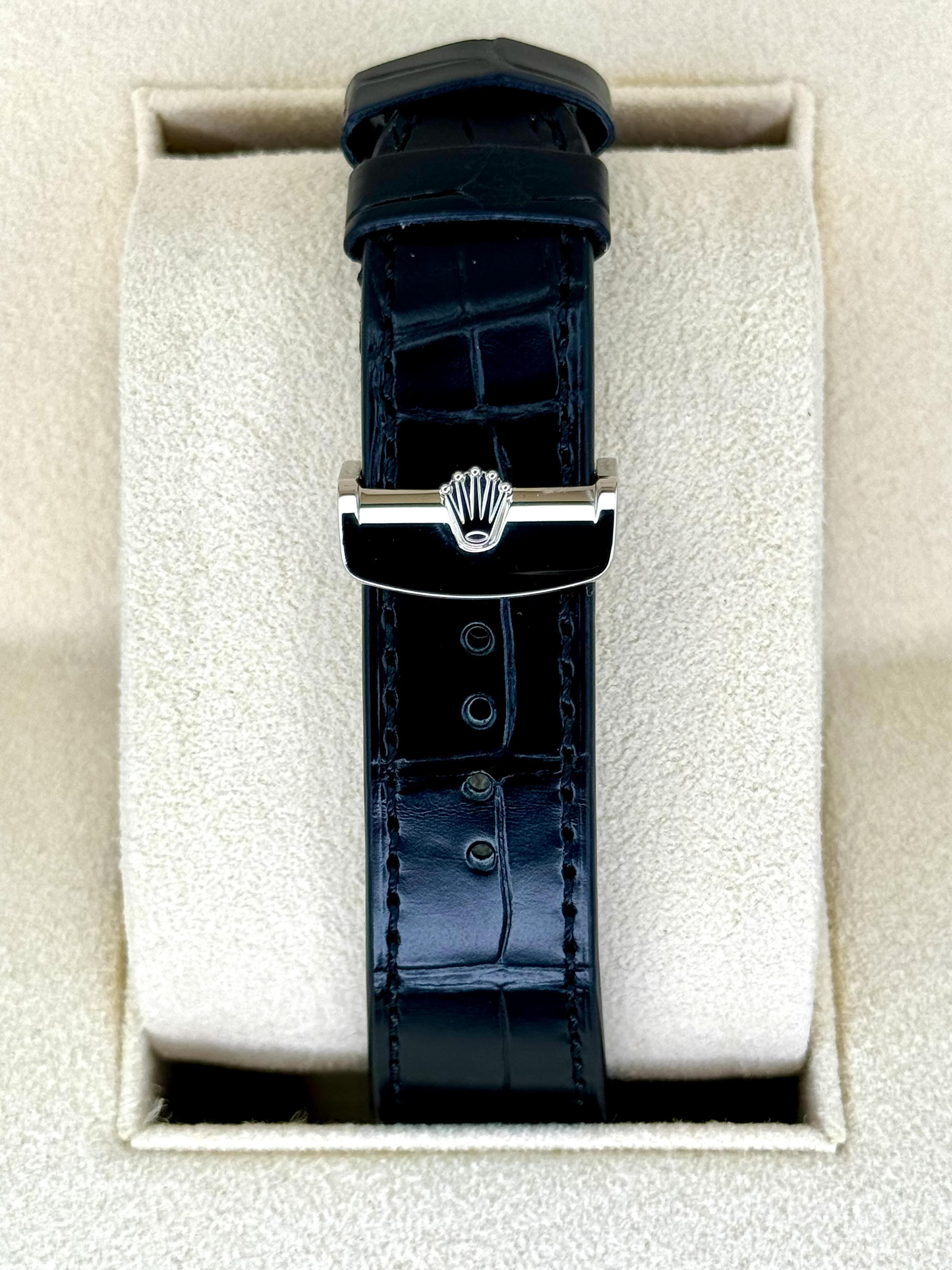 NEW 2024 Rolex 1908 39mm 52509 18k White Gold Black Dial - Image 2