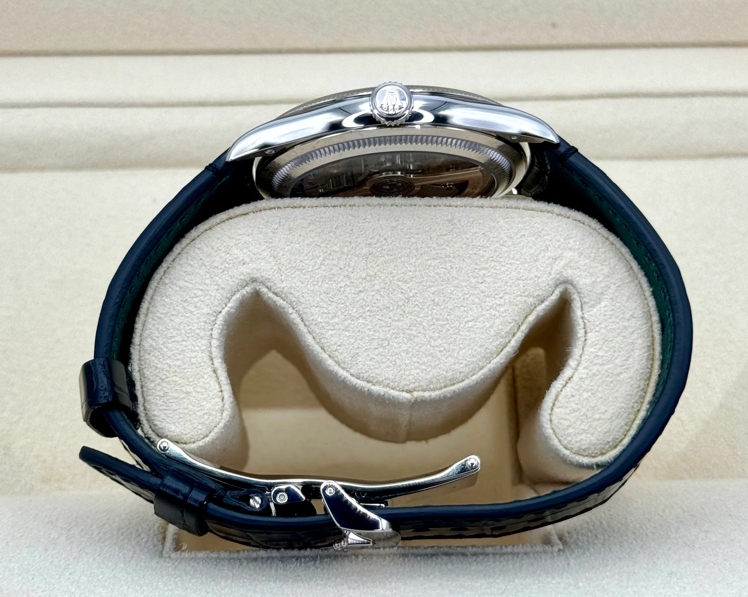NEW 2024 Rolex 1908 39mm 52509 18k White Gold Black Dial - Image 9