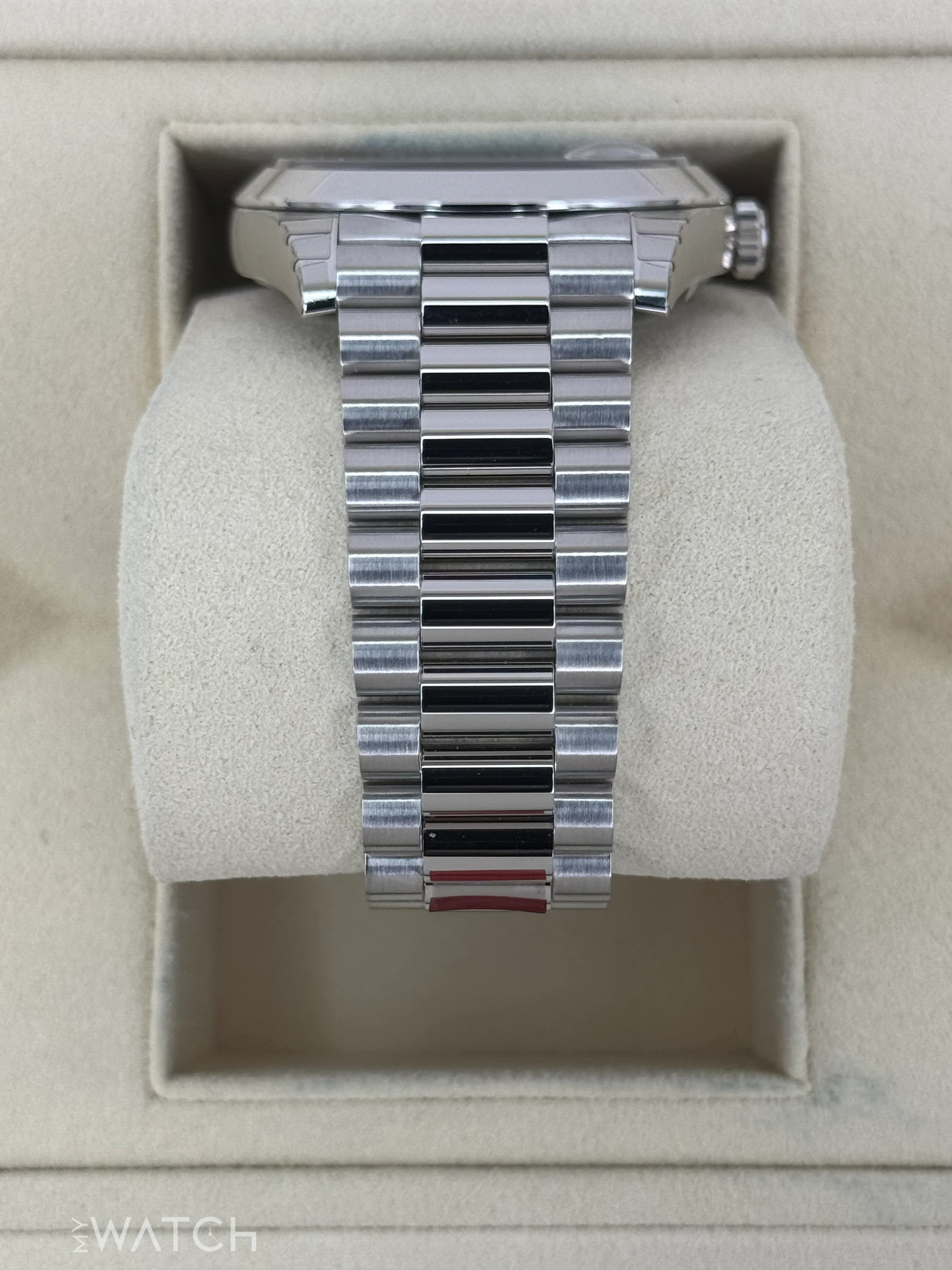 NEW 2024 Rolex Day-Date 40mm 228206 Platinum Blue Motif Dial - Image 3