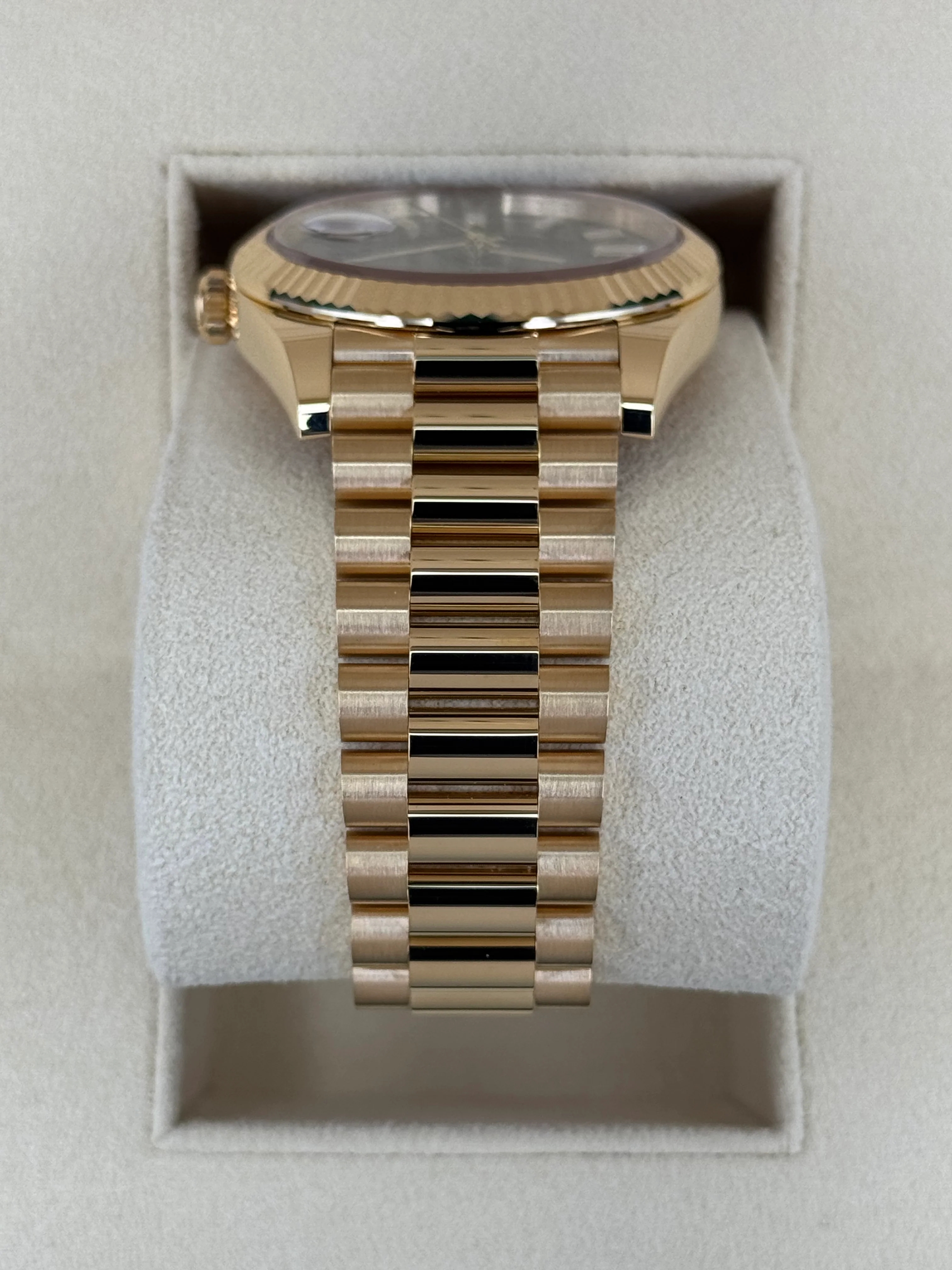 NEW 2025 Rolex Day-Date 40mm 228238 Black Diamond Baguette Dial - Image 4