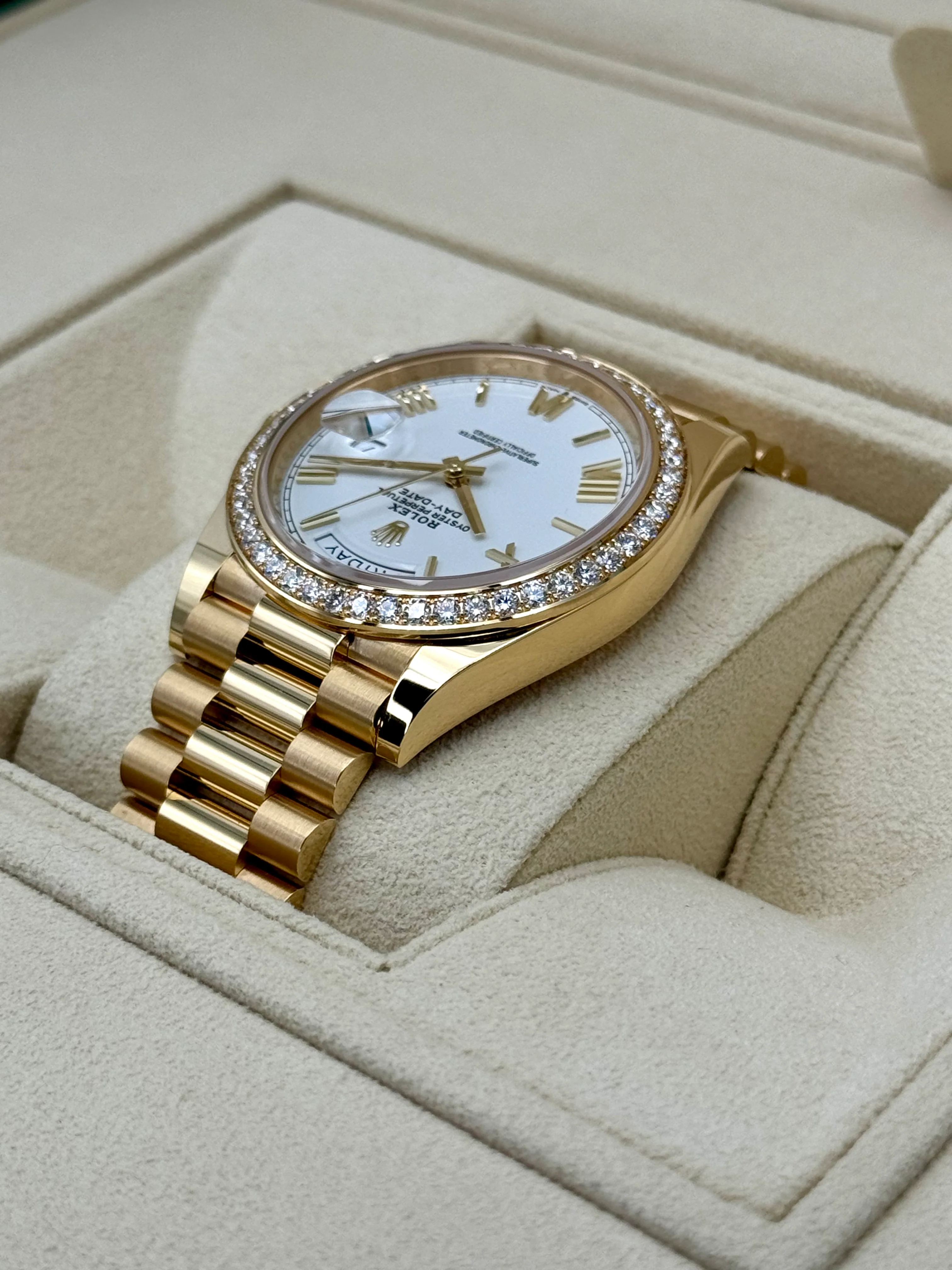 New 2024 Rolex Day-Date 40mm 228348RBR Presidential White Dial - Image 7