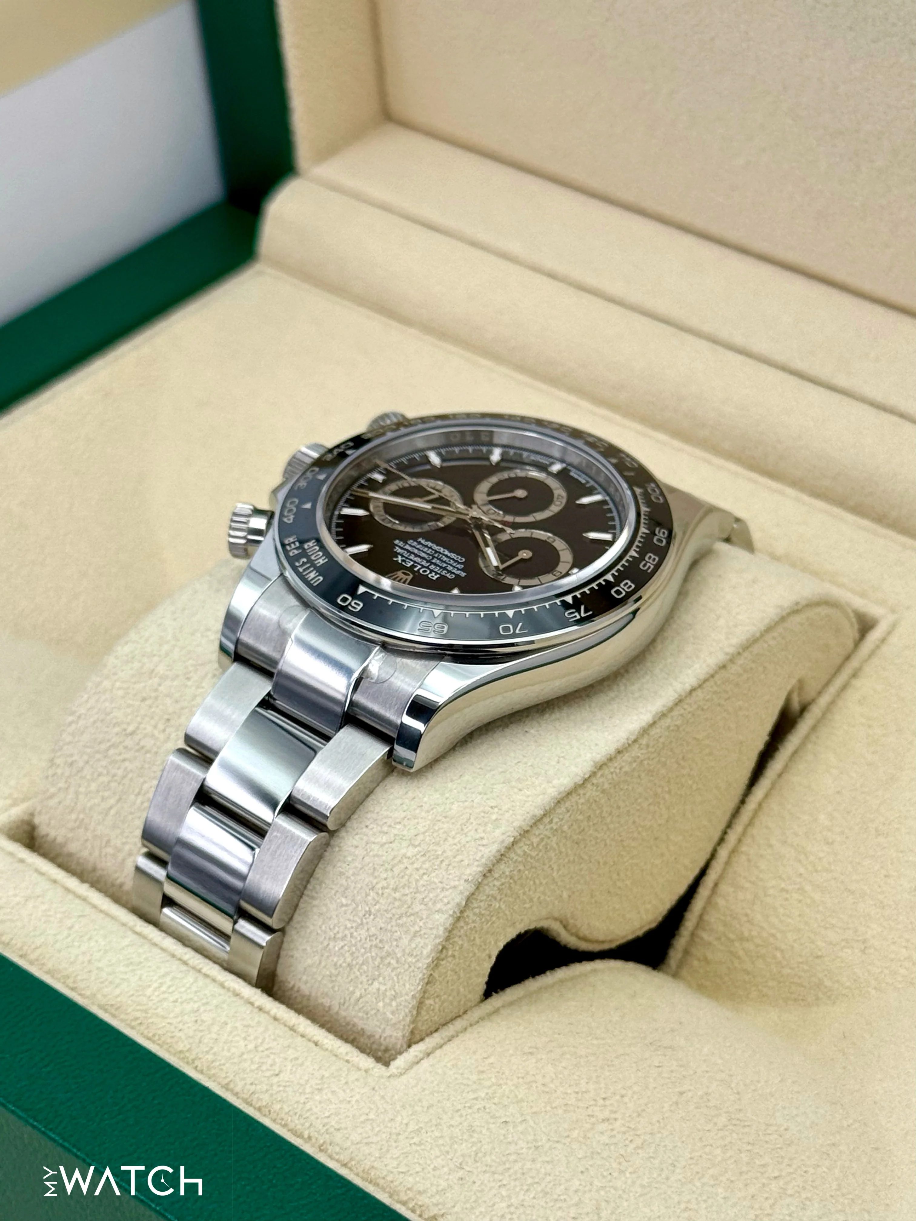 NEW 2024 Rolex Daytona 40mm 126500LN Stainless Steel Black Dial - Image 7