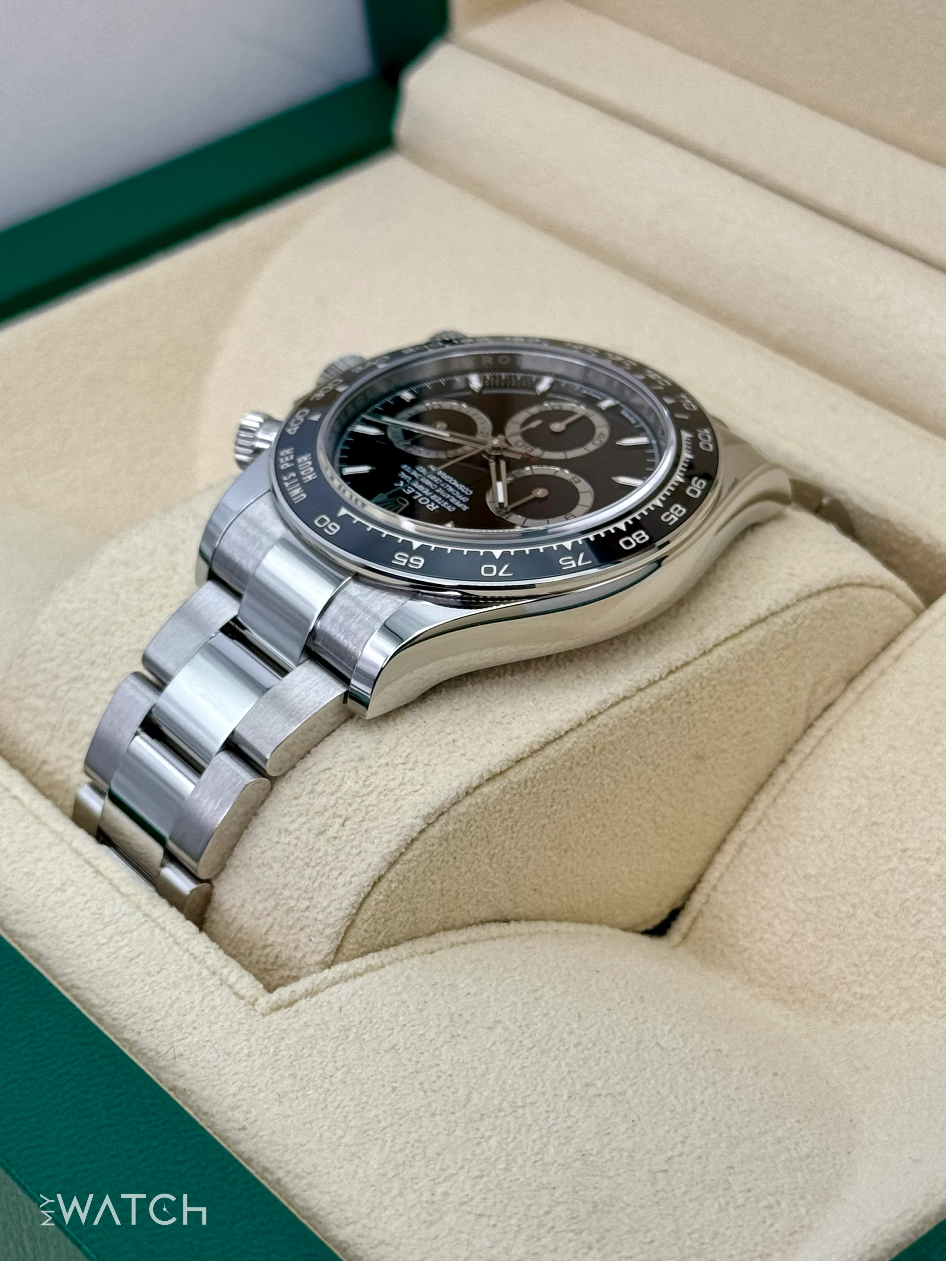 NEW 2024 Rolex Daytona 40mm 126500LN Stainless Steel Black Dial - Image 7