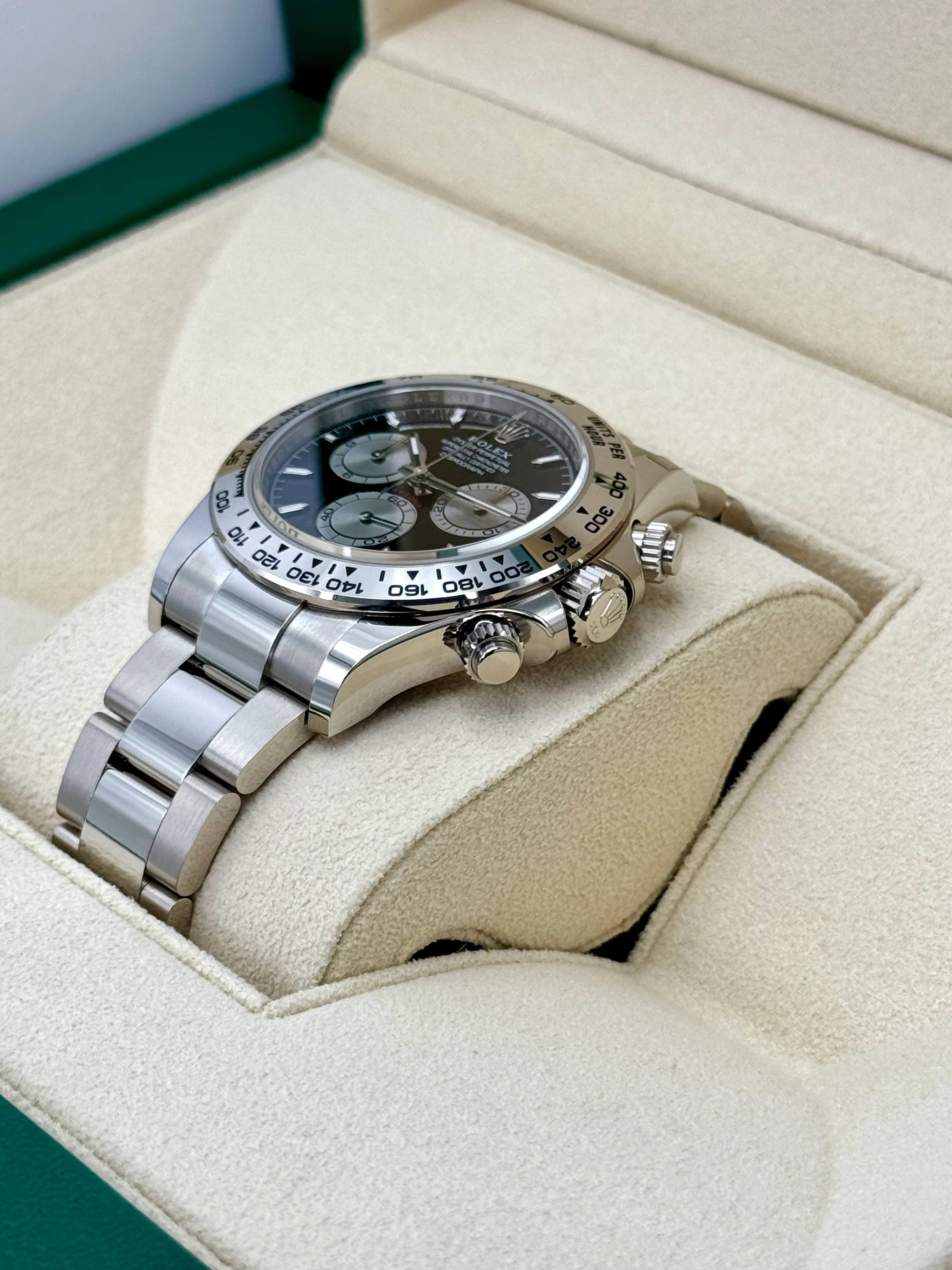 NEW 2024 Rolex Daytona 40mm 126509 White Gold Black Dial - Image 5