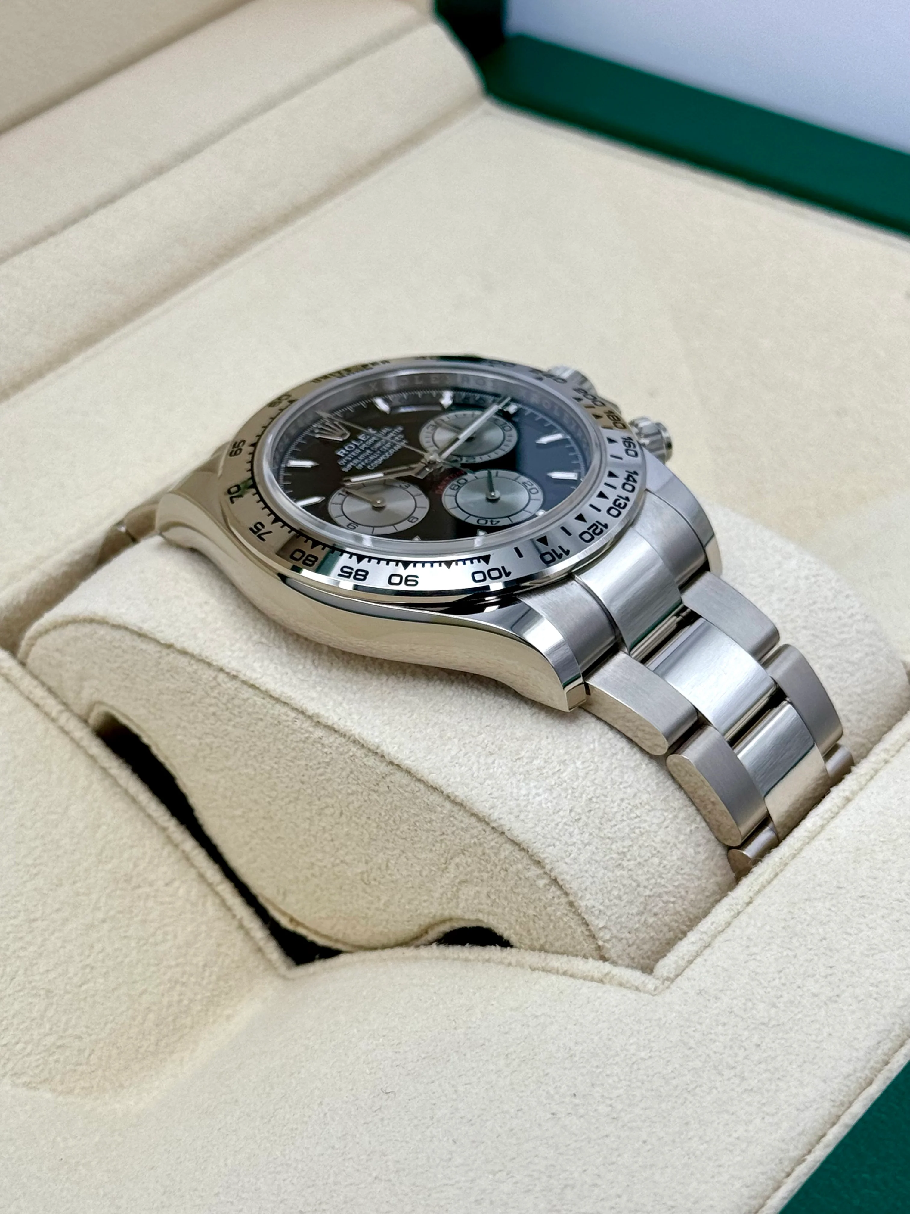 NEW 2024 Rolex Daytona 40mm 126509 White Gold Black Dial - Image 6