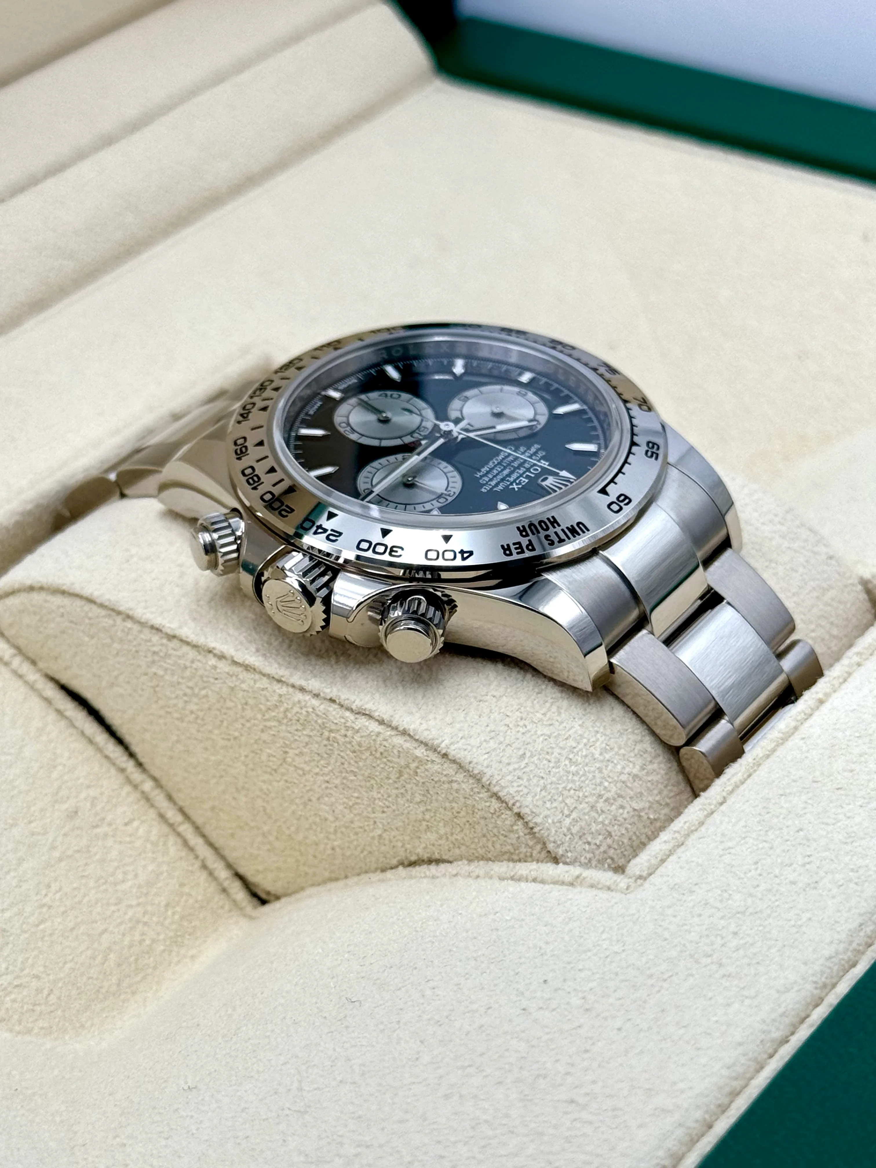 NEW 2024 Rolex Daytona 40mm 126509 White Gold Black Dial - Image 8