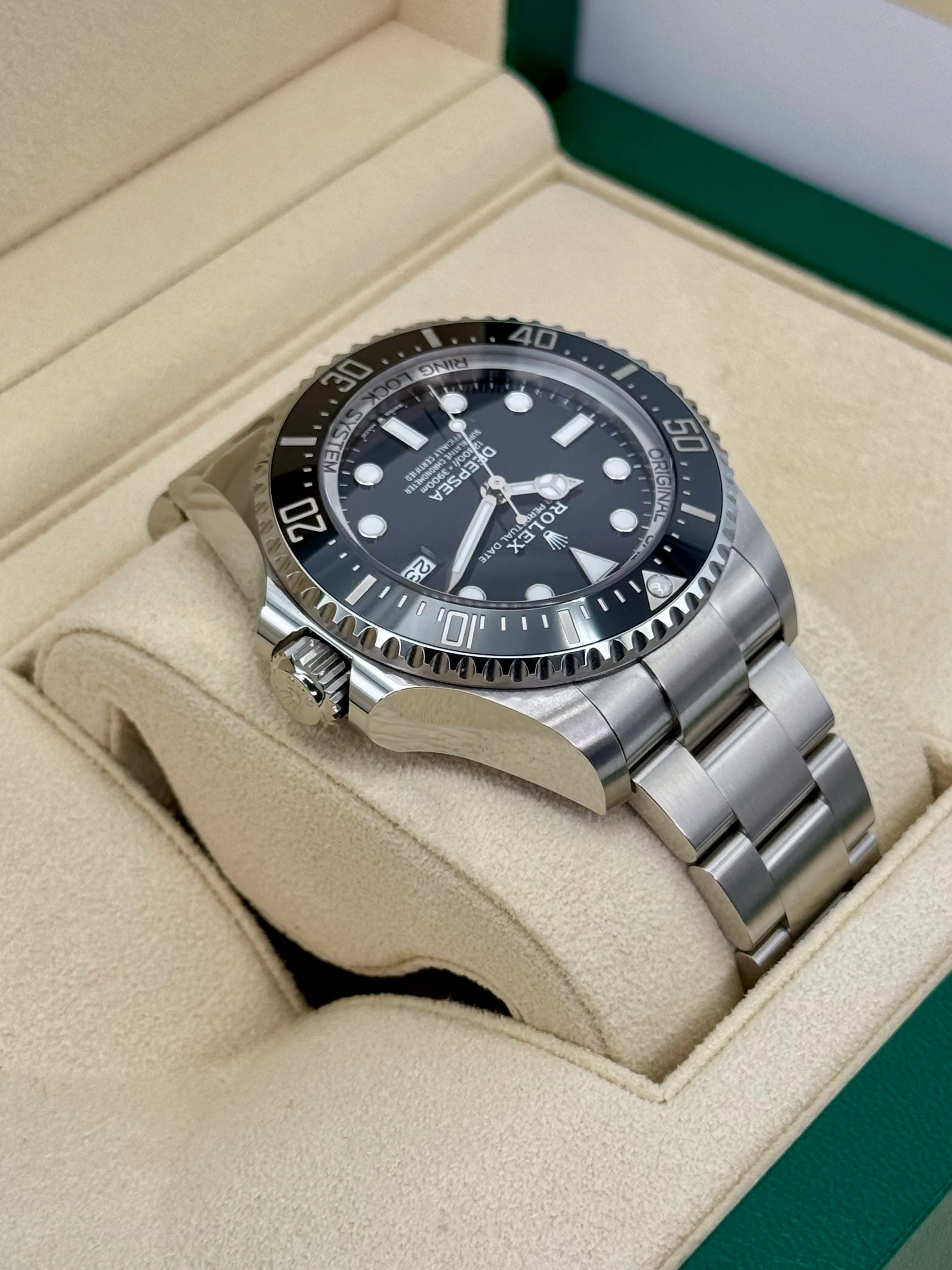 NEW 2024 Rolex Deepsea 44mm 136660 Stainless Steel Black Dial - Image 8