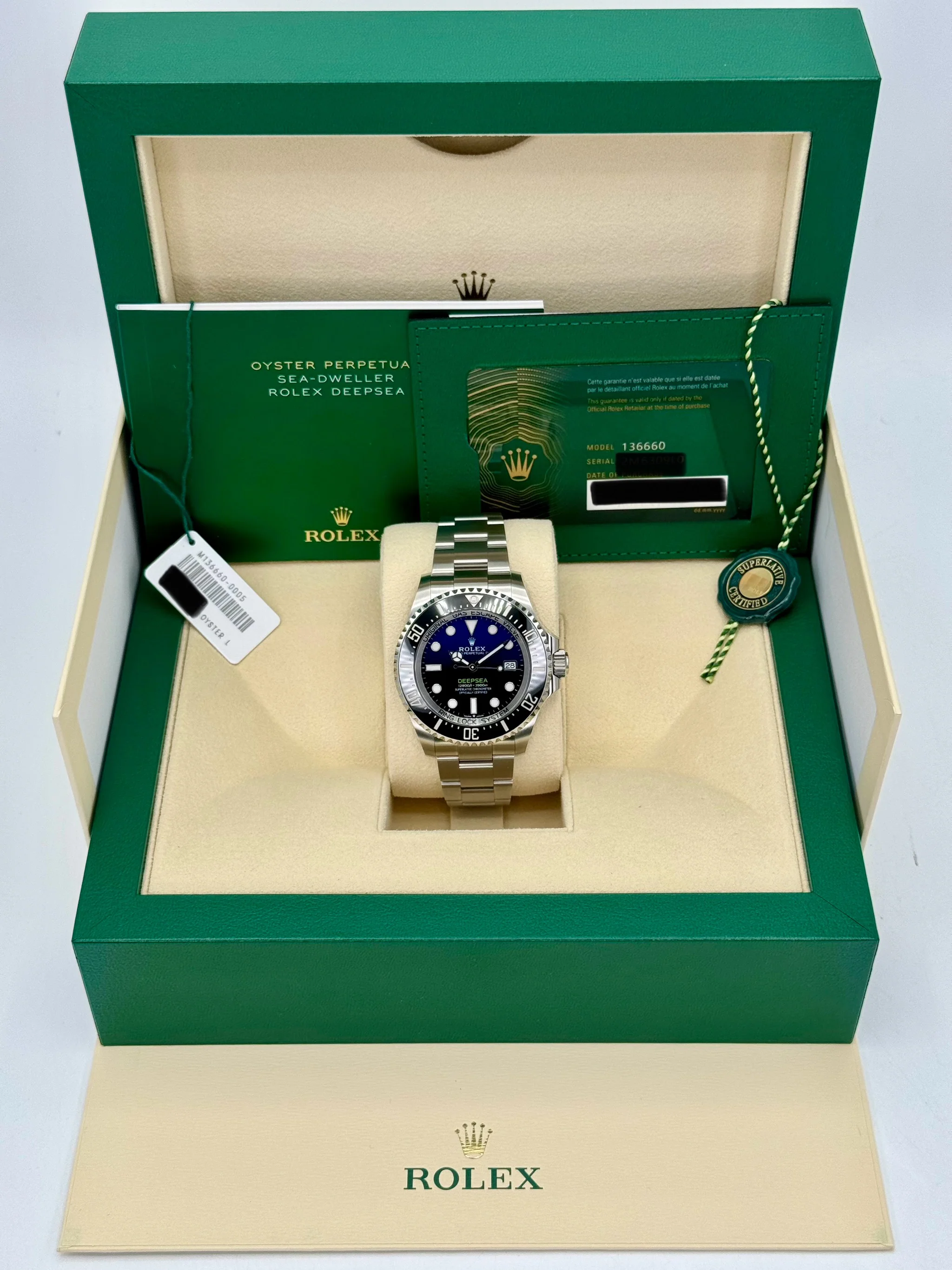 NEW 2024 Rolex Deepsea James Cameron 44mm 136660 Blue Dial - Image 11