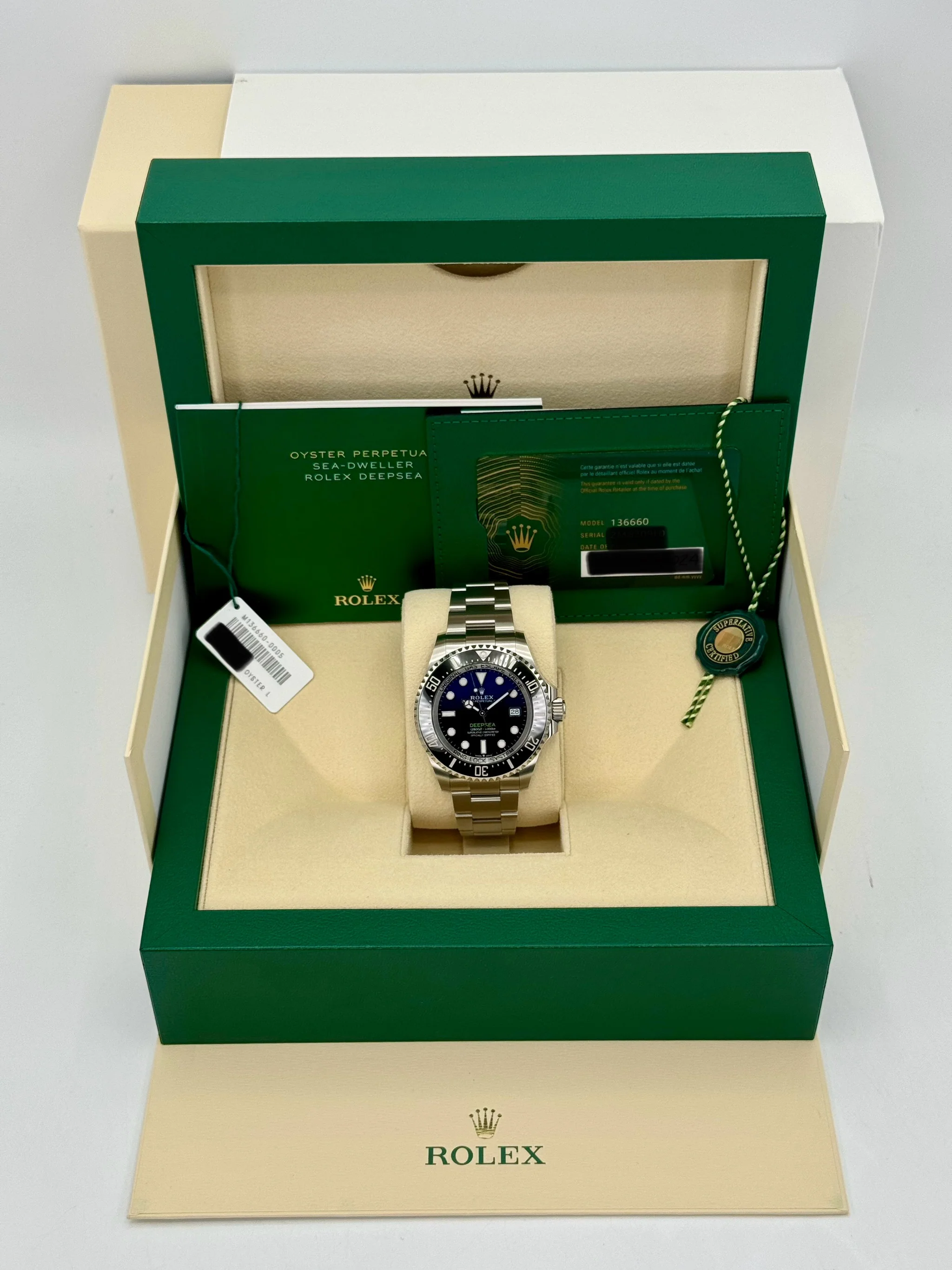 NEW 2024 Rolex Deepsea James Cameron 44mm 136660 Blue Dial - Image 12