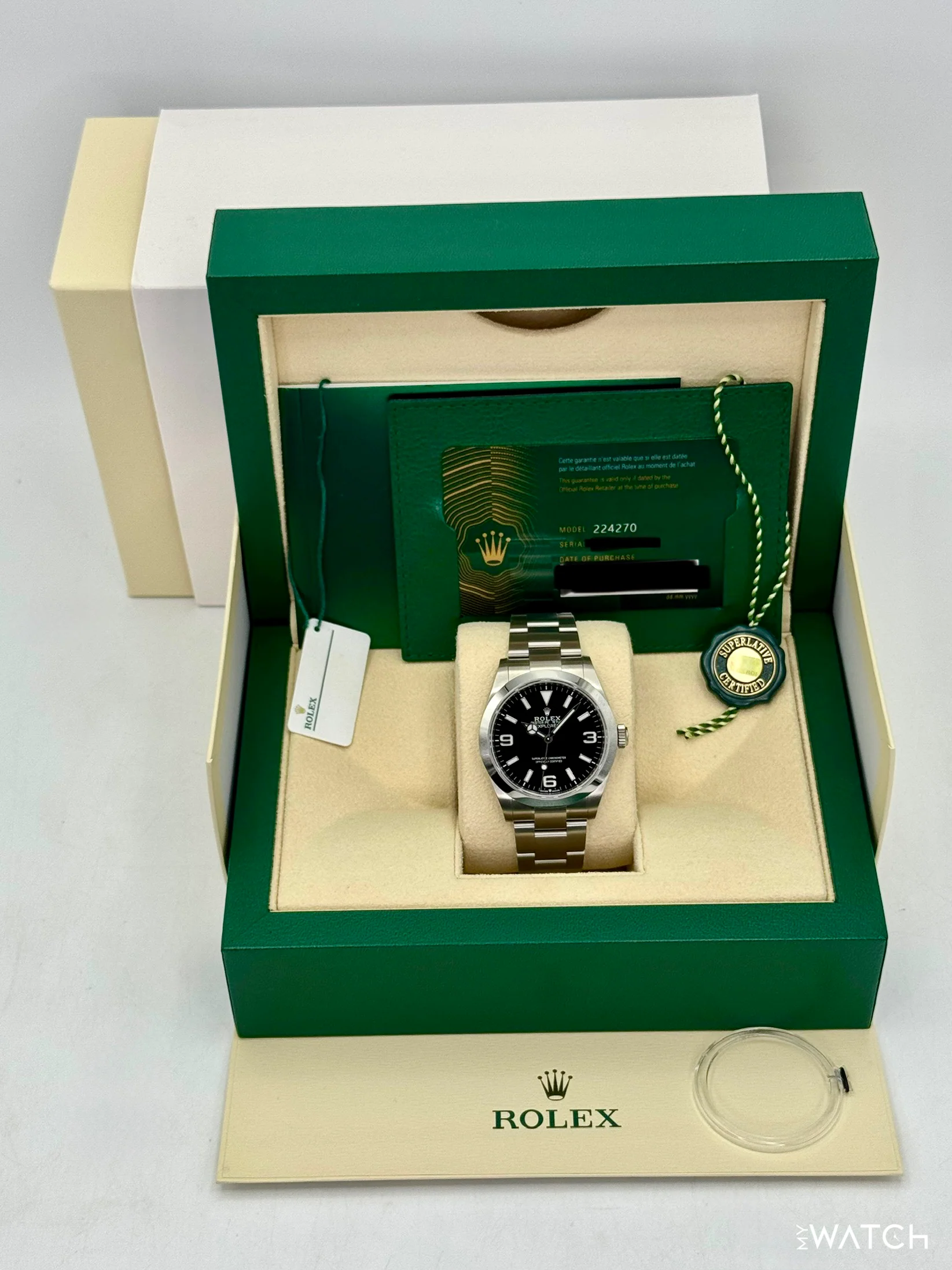 NEW 2024 Rolex Explorer 40mm 224270 Black Dial - Image 9