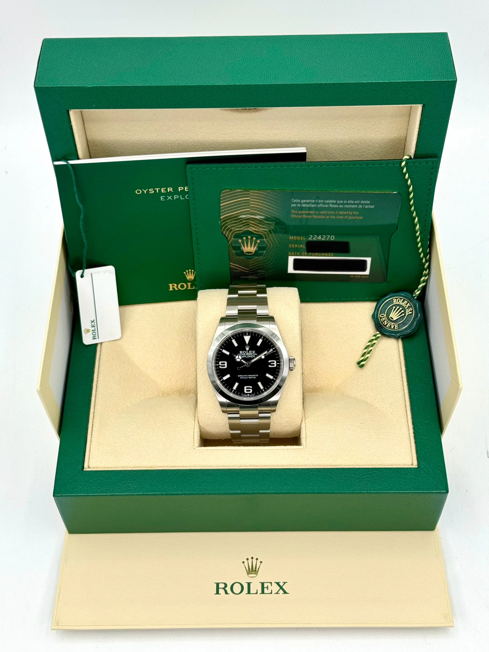 NEW 2024 Rolex Explorer 40mm 224270 Black Dial - Image 11