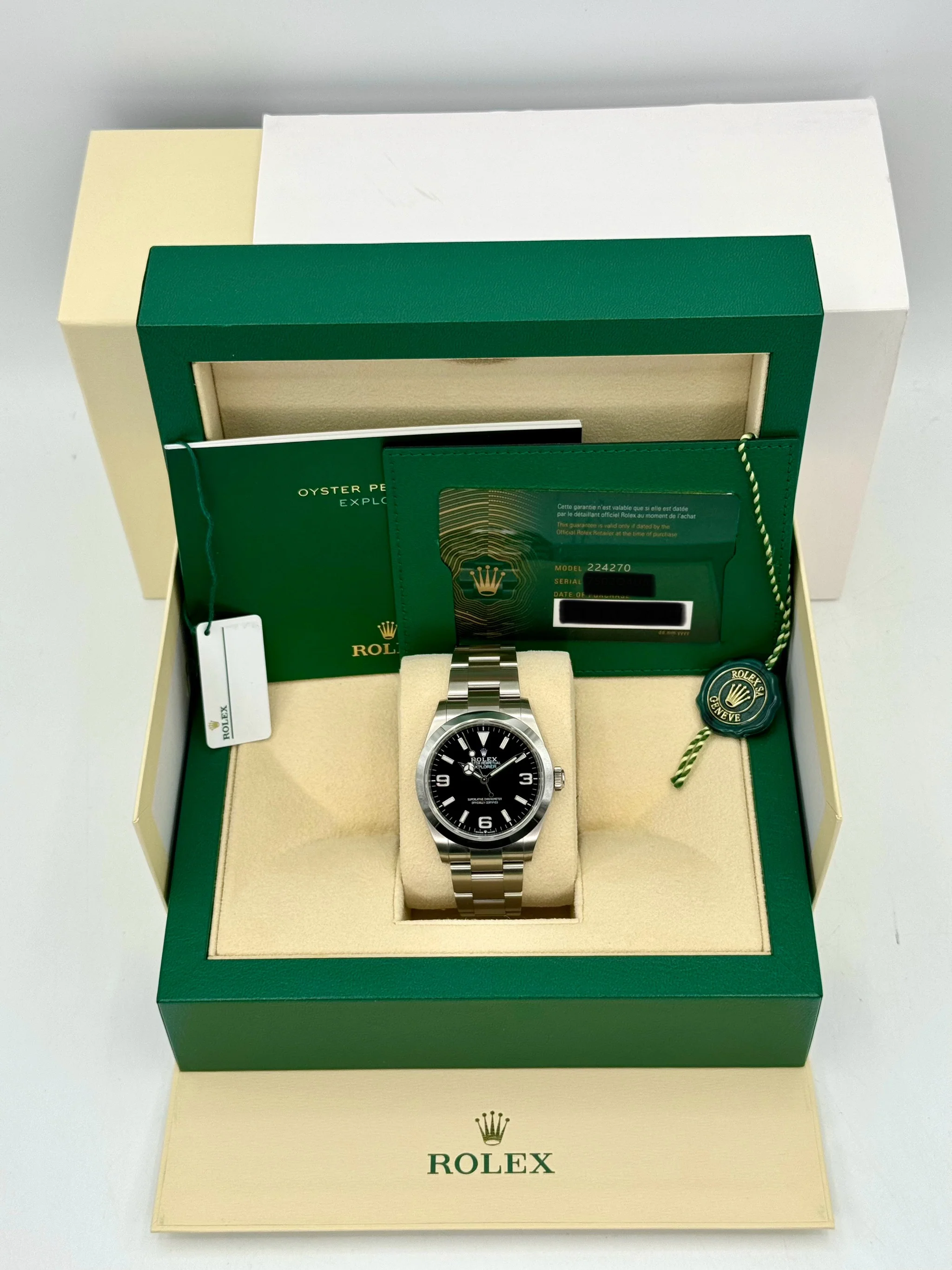 NEW 2024 Rolex Explorer 40mm 224270 Black Dial - Image 12