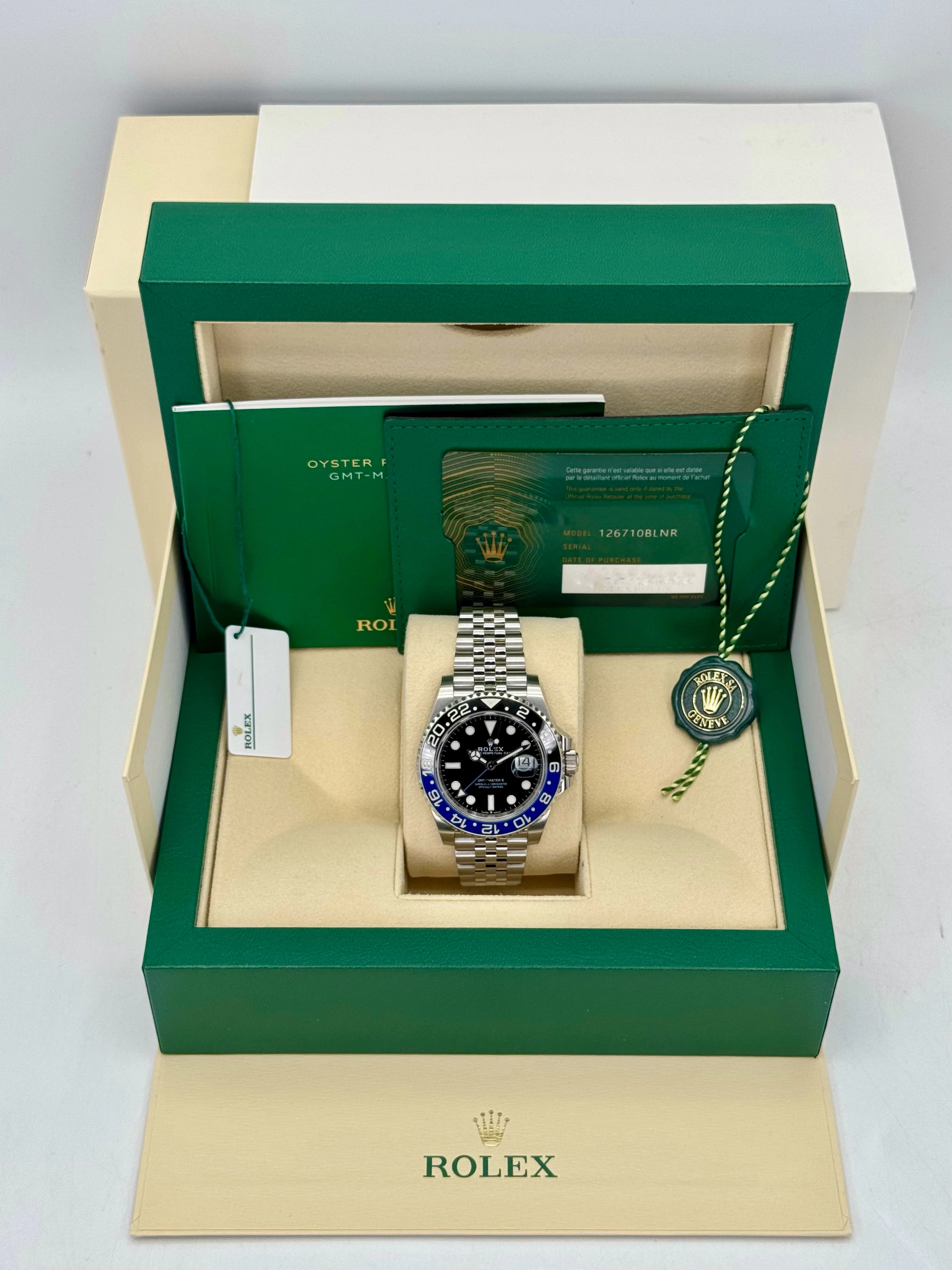 2024 Rolex GMT-Master II "Batgirl" 40mm 126710BLNR Jubilee Black Dial - Image 9