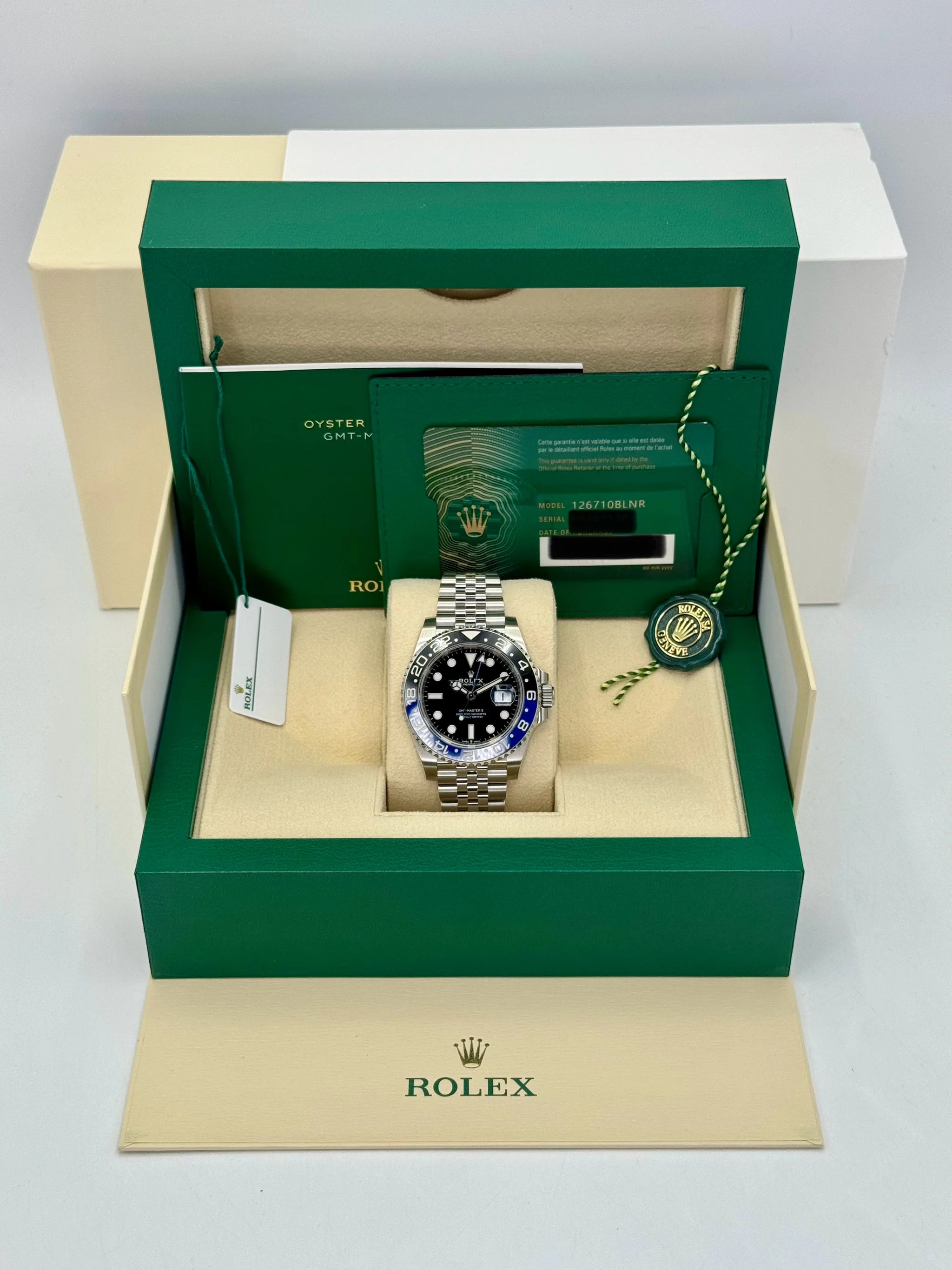NEW 2024 Rolex GMT-Master II "Batgirl" 40mm 126710BLNR Jubilee Black Dial - Image 12