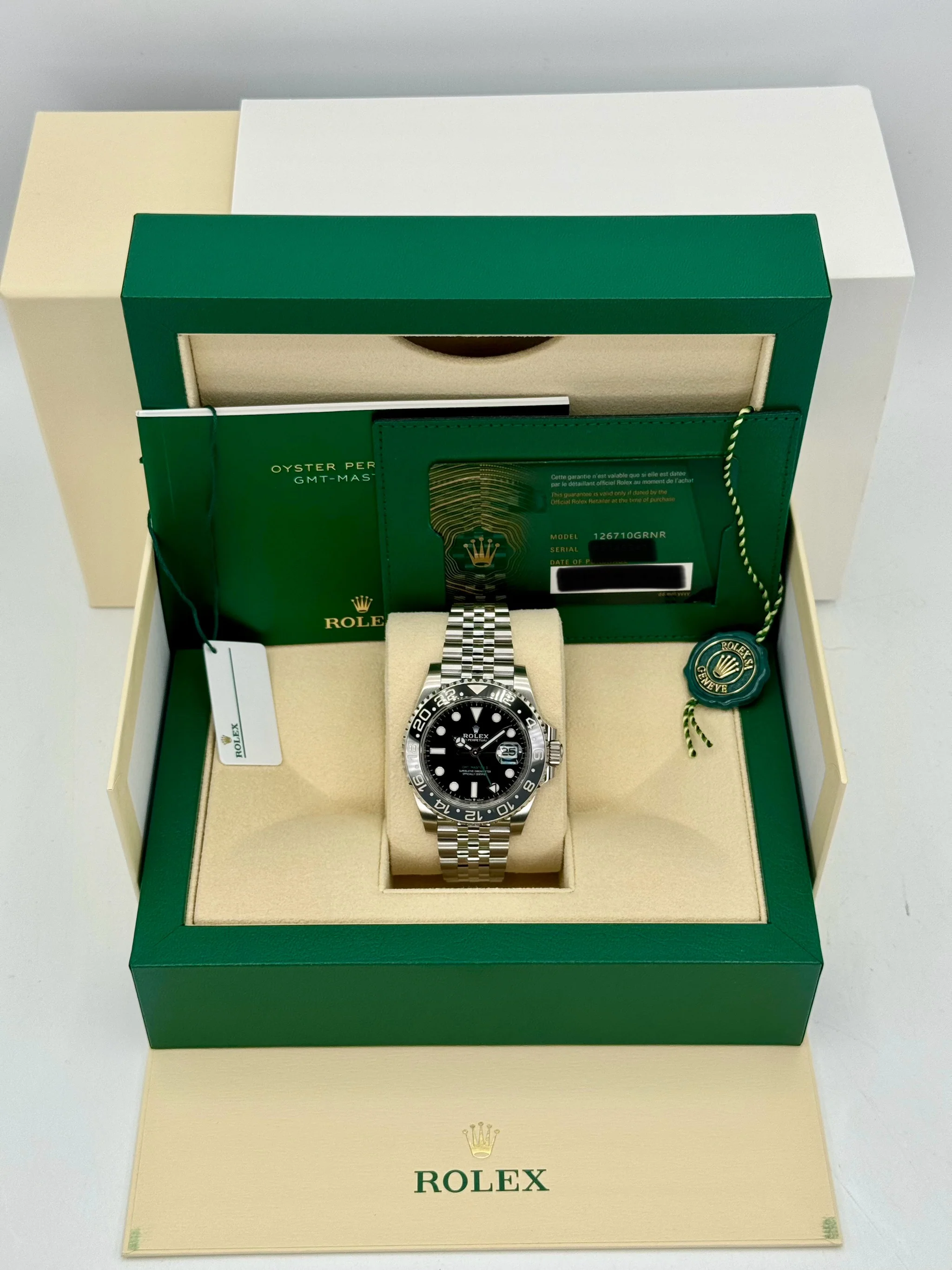 NEW 2024 Rolex GMT-Master II "Bruce Wayne" 40mm 126710GRNR Jubilee - Image 10