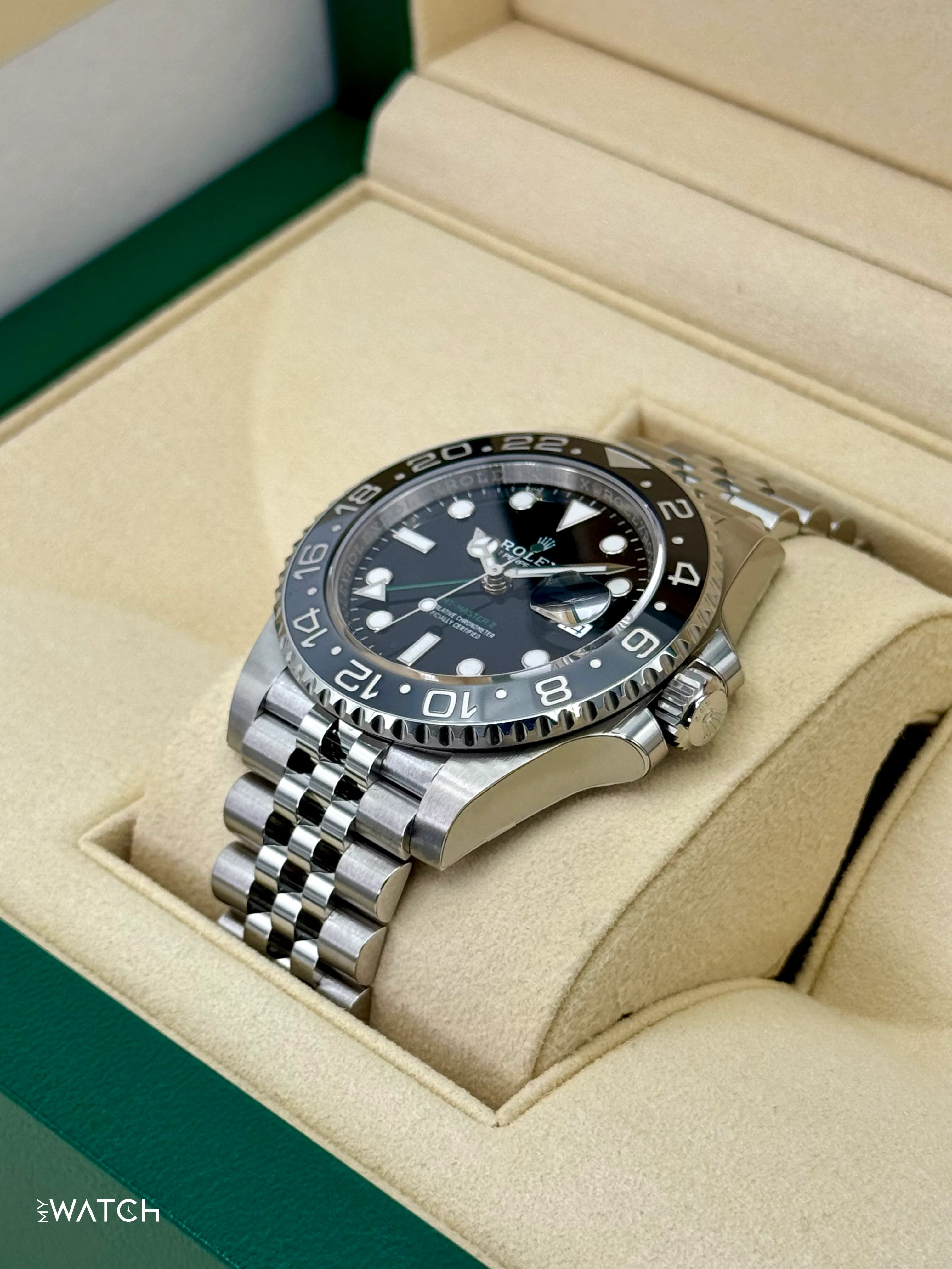 NEW 2024 Rolex GMT-Master II "Bruce Wayne" 40mm 126710GRNR Jubilee (STICKERED) - Image 5