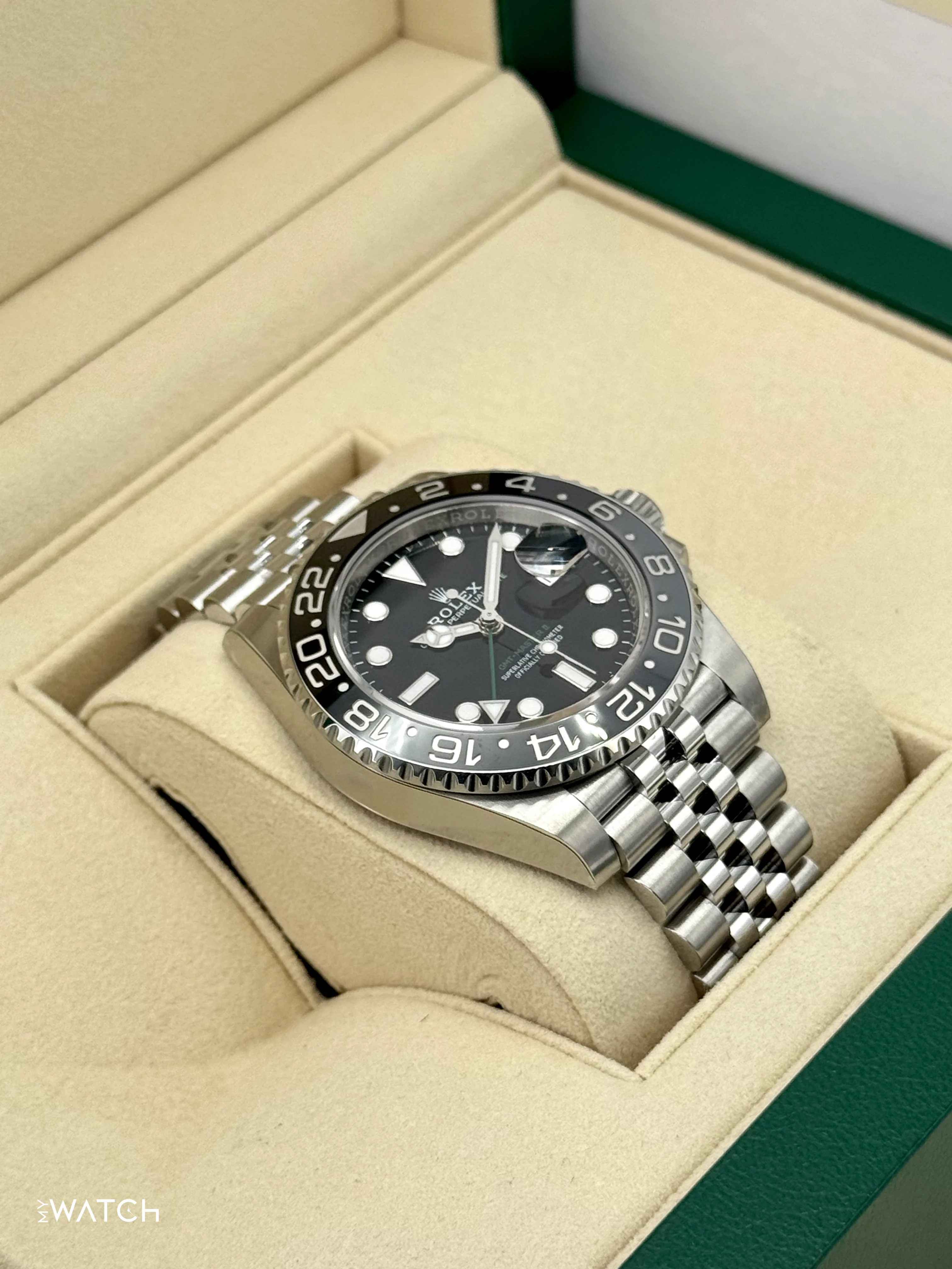 NEW 2024 Rolex GMT-Master II "Bruce Wayne" 40mm 126710GRNR Jubilee (STICKERED) - Image 6
