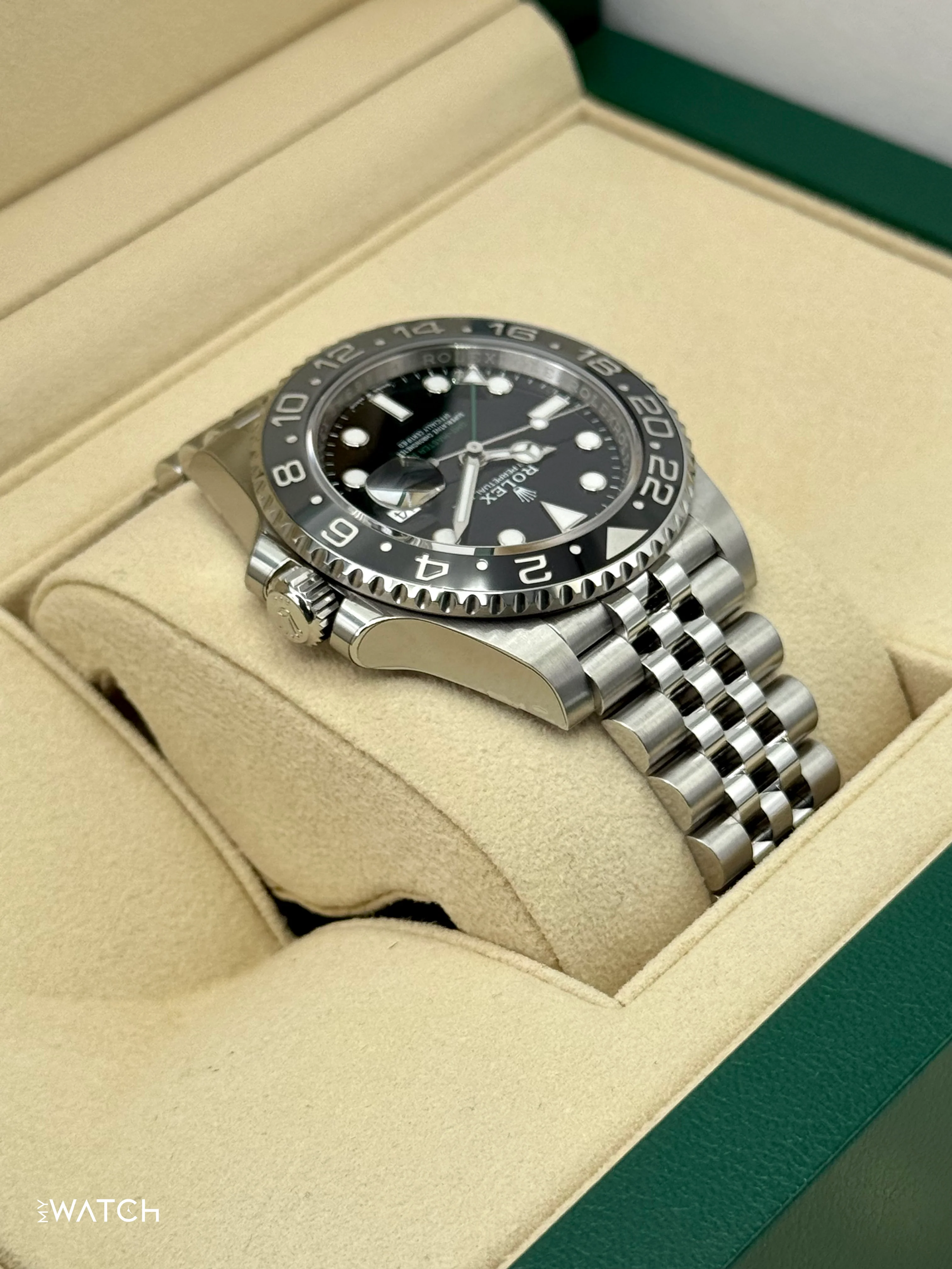 NEW 2024 Rolex GMT-Master II "Bruce Wayne" 40mm 126710GRNR Jubilee (STICKERED) - Image 8