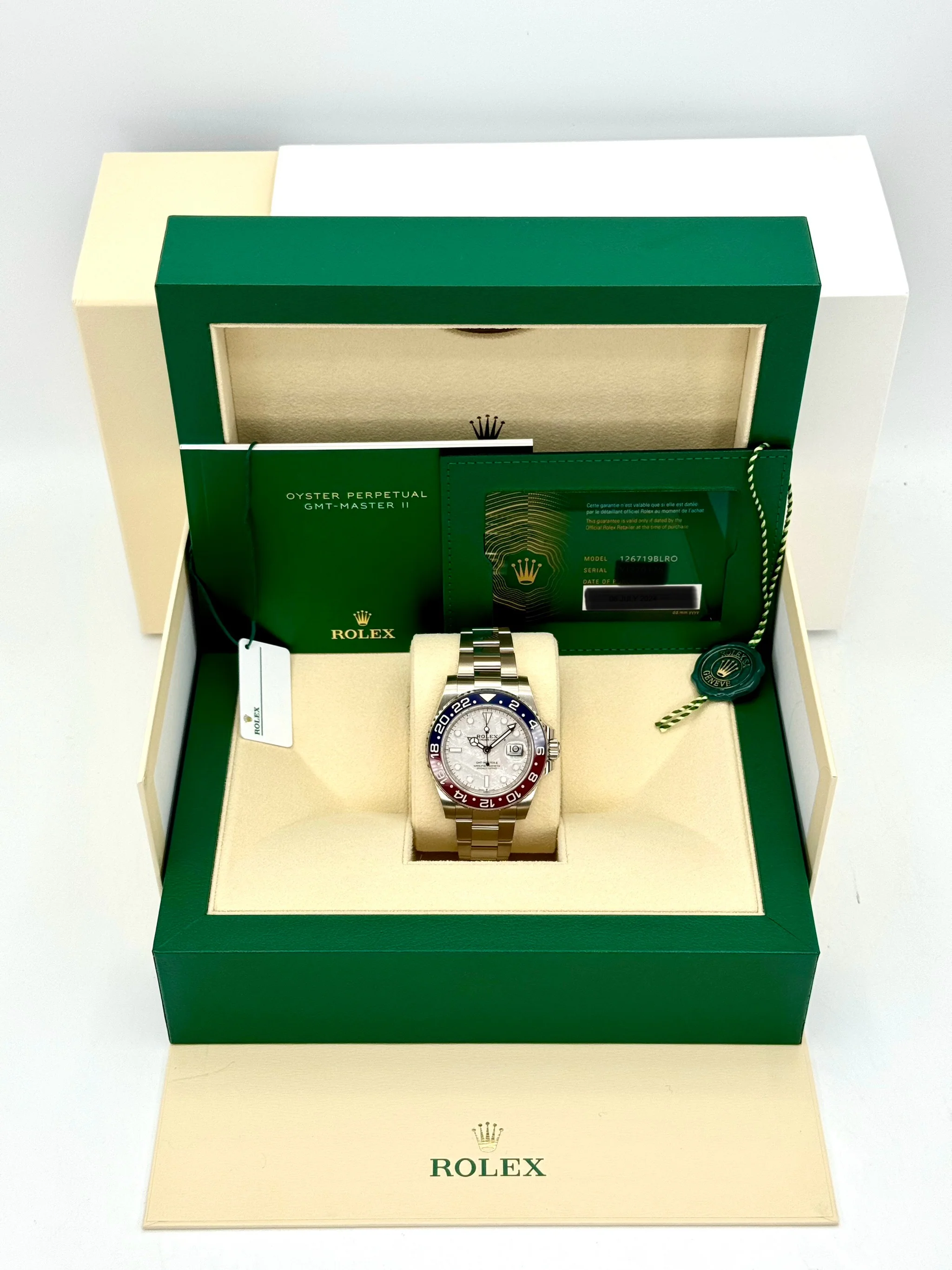 NEW 2024 Rolex GMT-Master II "Pepsi" 40mm 126719BLRO Meteorite Dial - Image 12