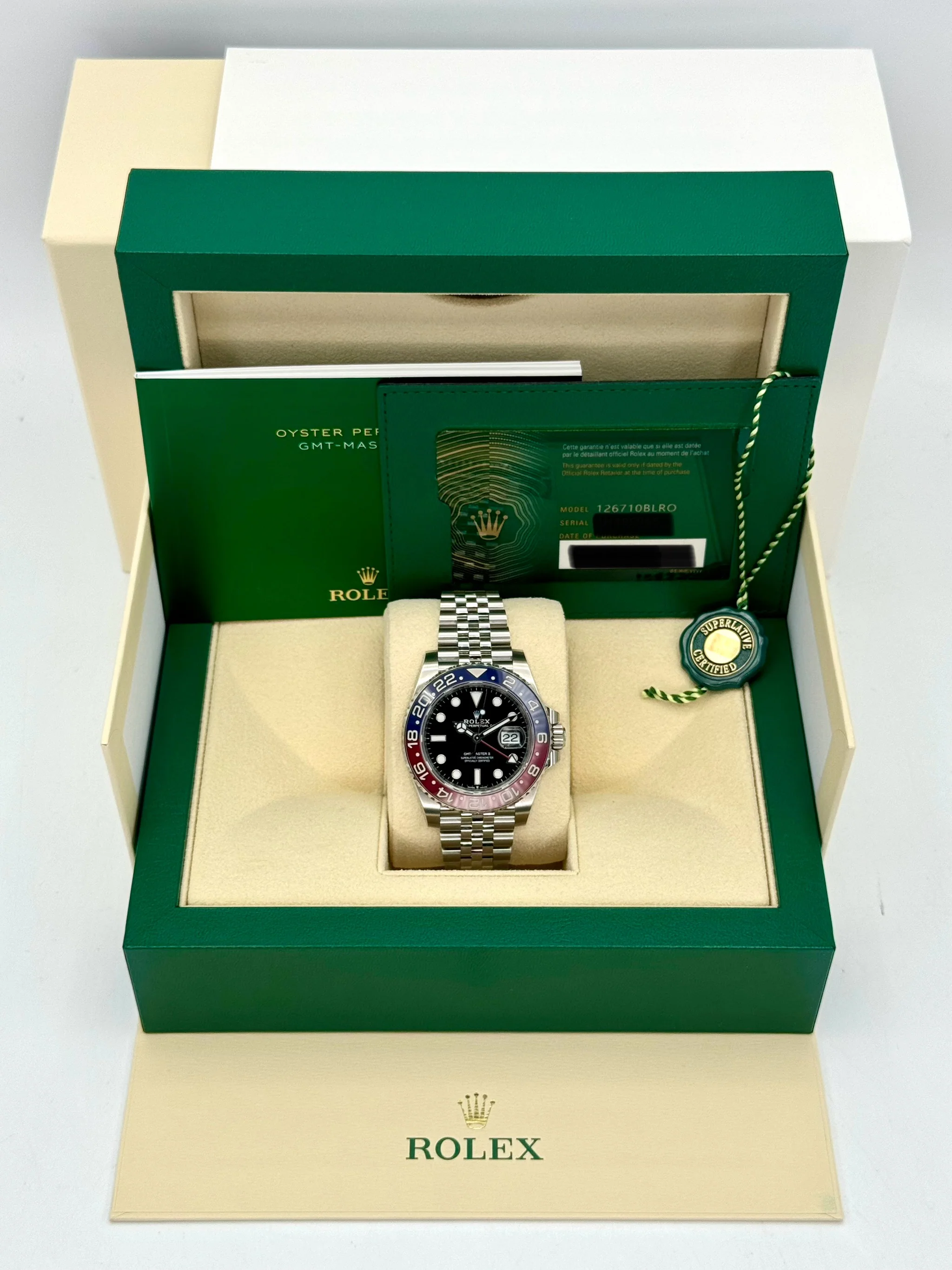 NEW 2024 Rolex GMT-Master II "Pepsi" 40mm 126710BLRO Jubilee - Image 12