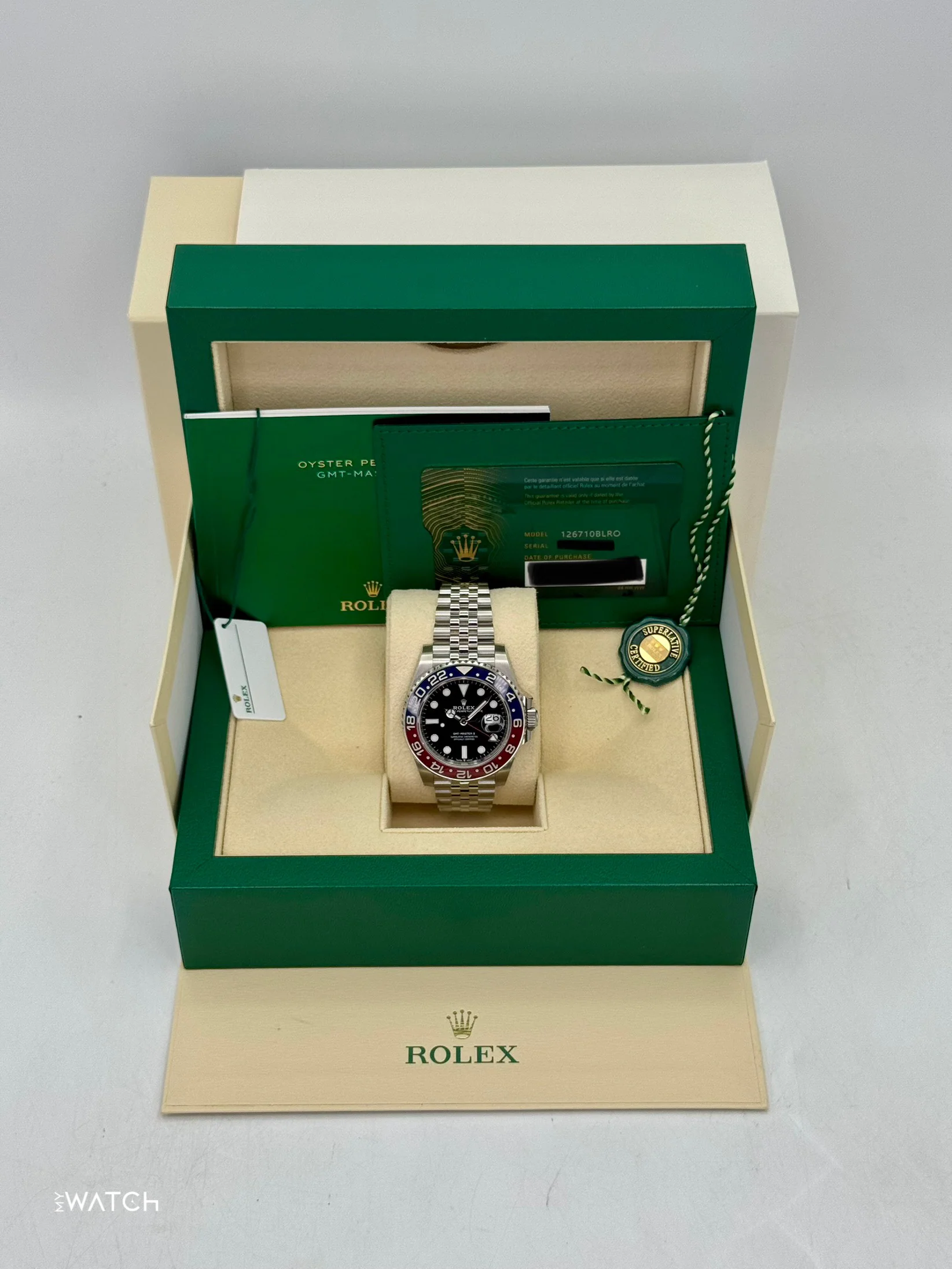 NEW 2024 Rolex GMT-Master II "Pepsi" 40mm 126710BLRO Jubilee - Image 9