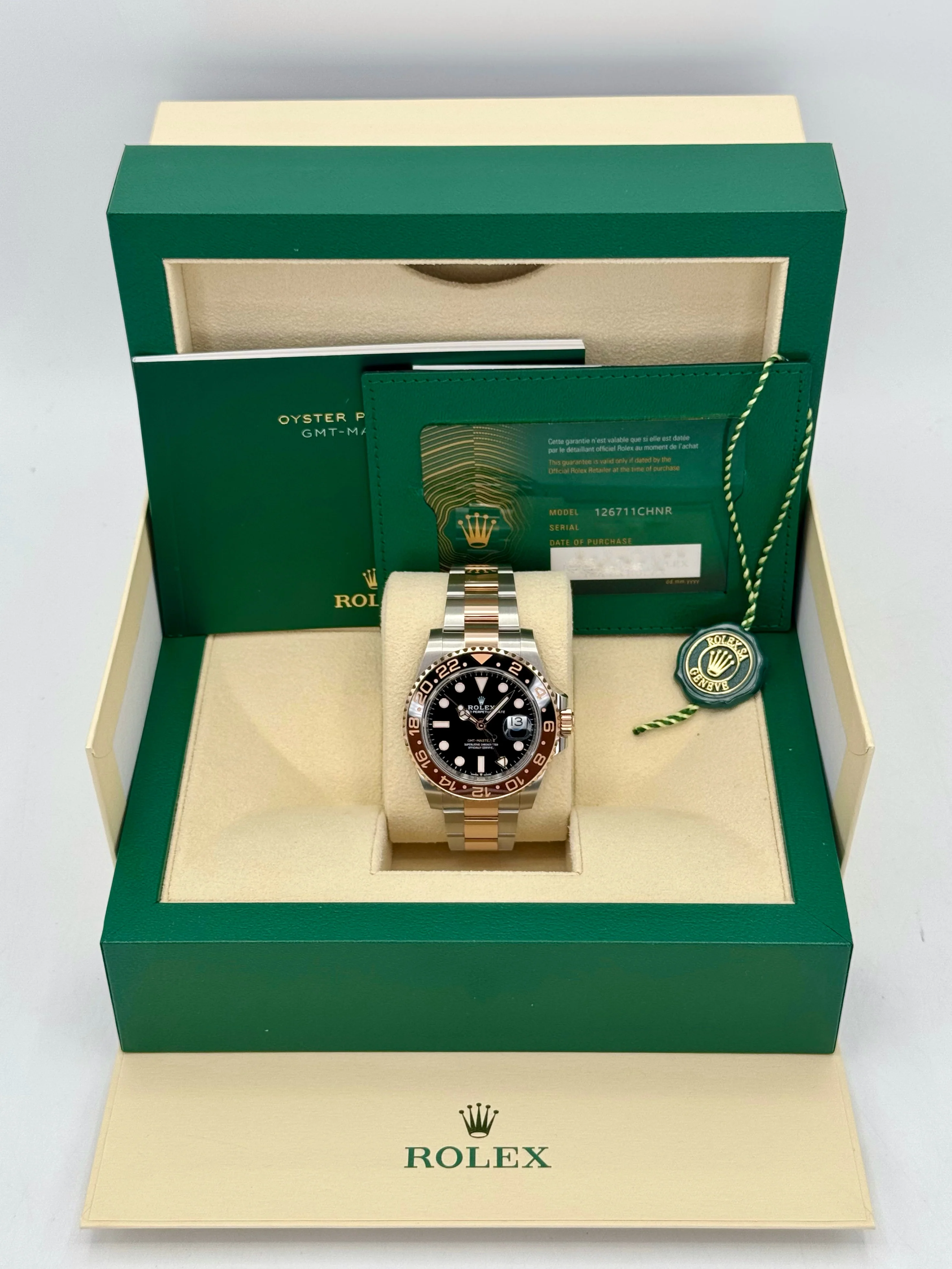 NEW 2024 Rolex GMT-Master II "Rootbeer" 40mm 126711CHNR Two-Tone - Image 9