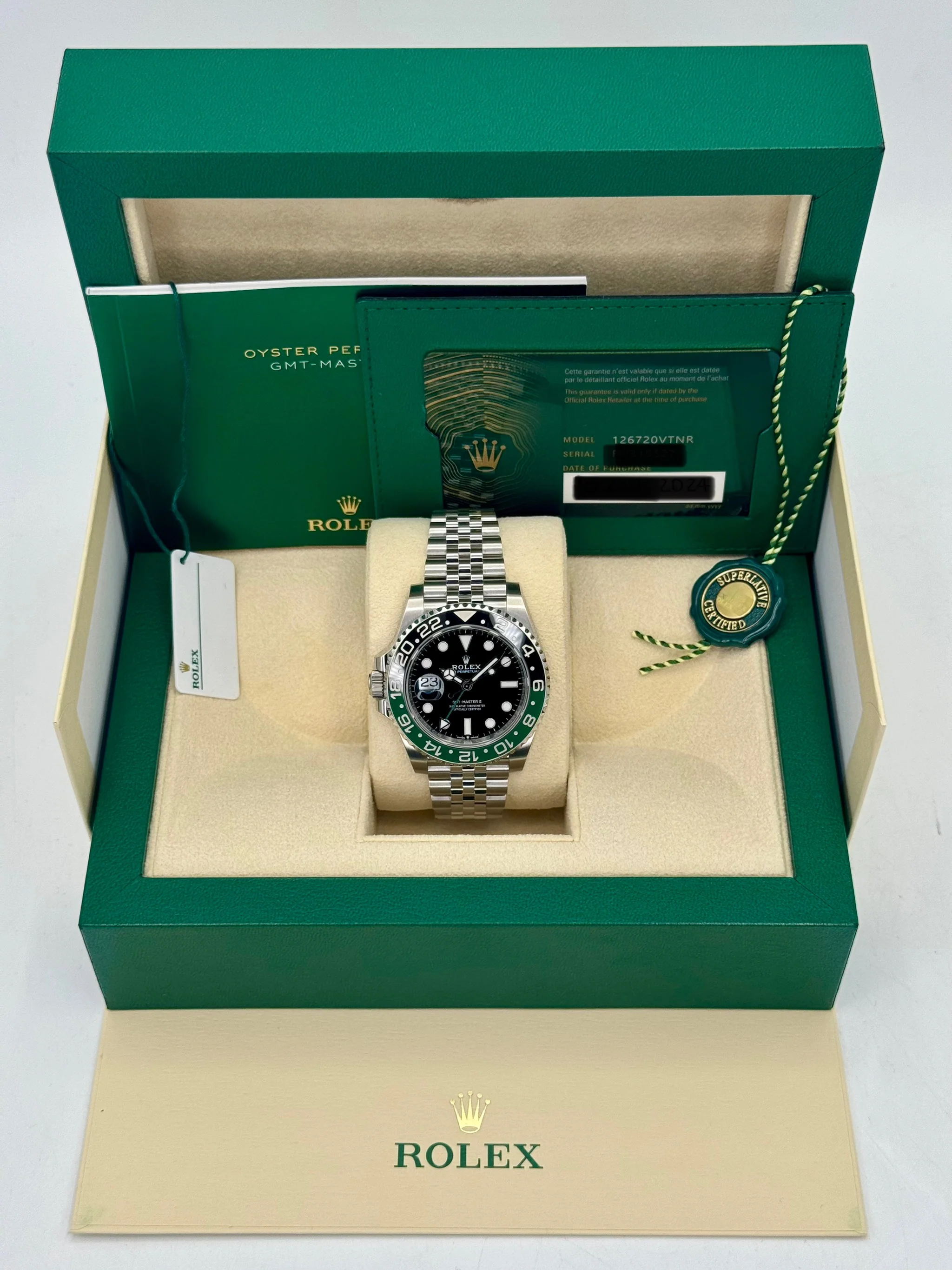 NEW 2024 Rolex GMT-Master II "Sprite" 40mm 126720VTNR Jubilee - Image 9