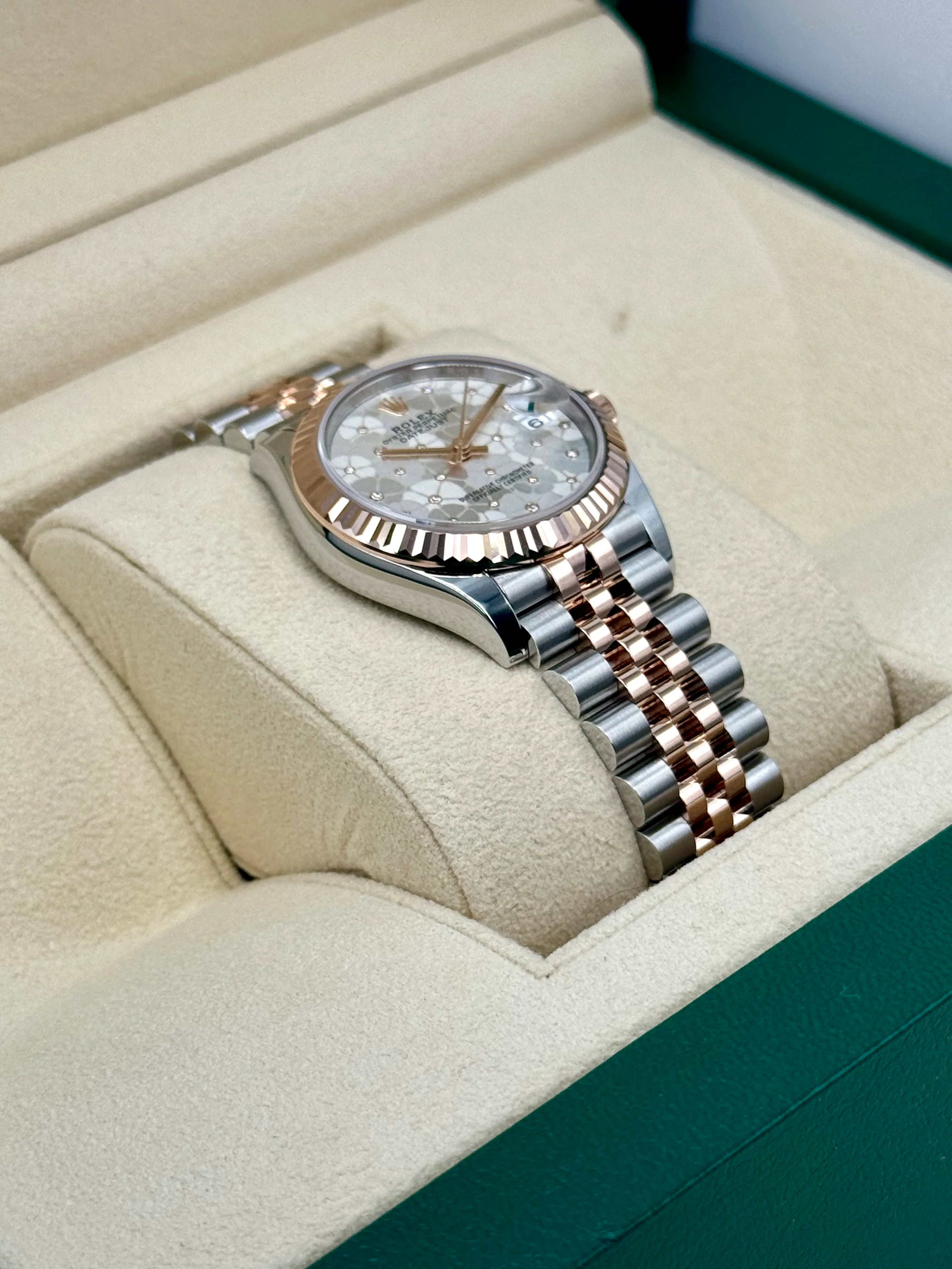 NEW 2024 Rolex Ladies Datejust 31mm 278271 Jubilee Floral Motif Dial - Image 6