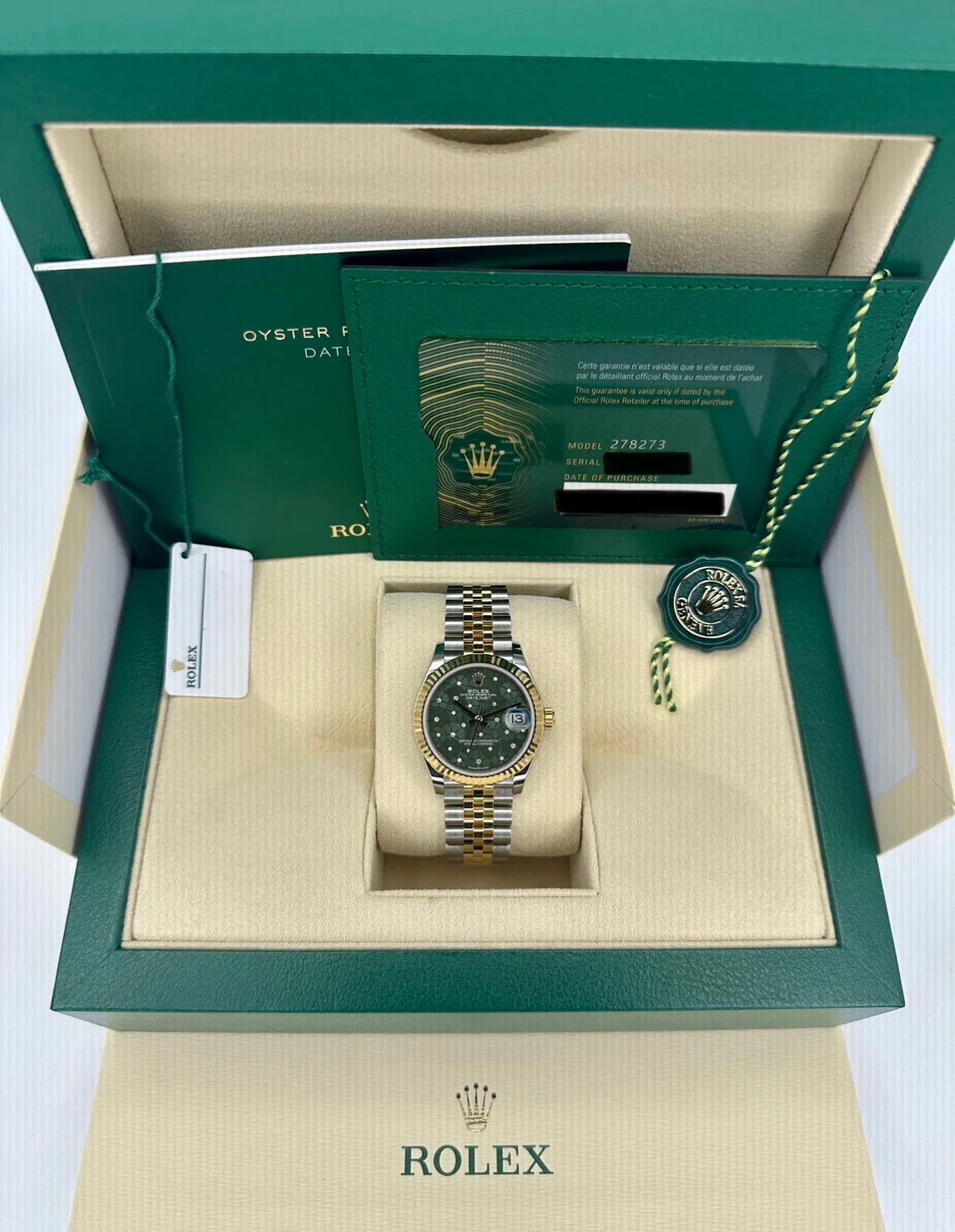 Rolex Lady Datejust 31mm 278273 Two-Tone Floral Motif Dial - Image 11