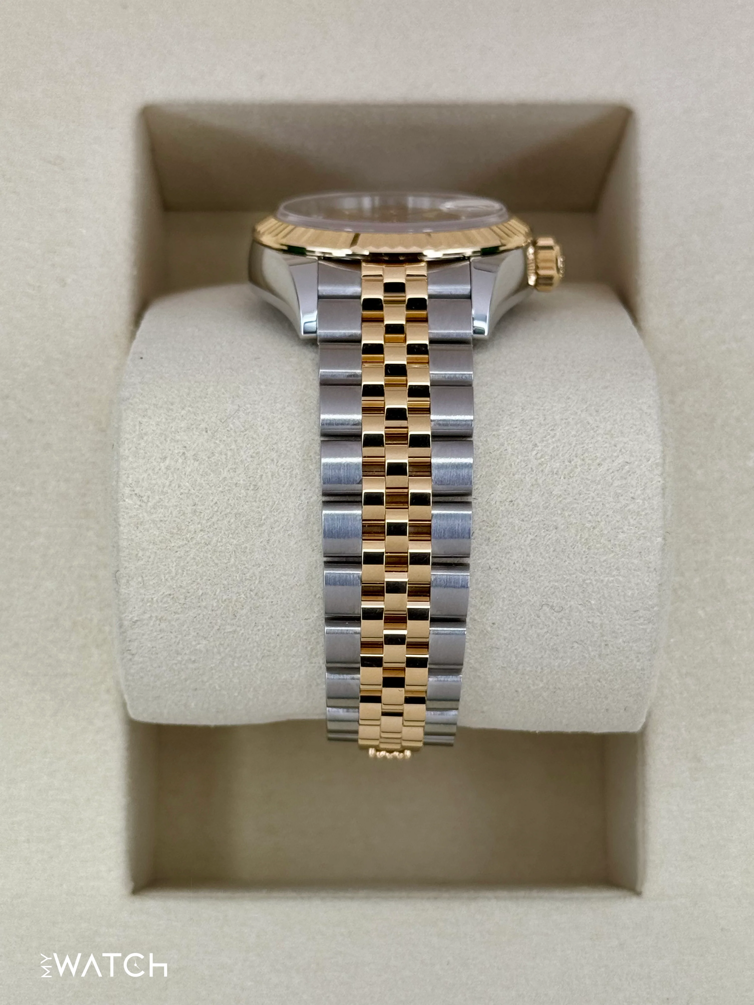 NEW 2025 Rolex Lady Datejust 28mm 279173 Jubilee Champagne Diamond Dial - Image 3
