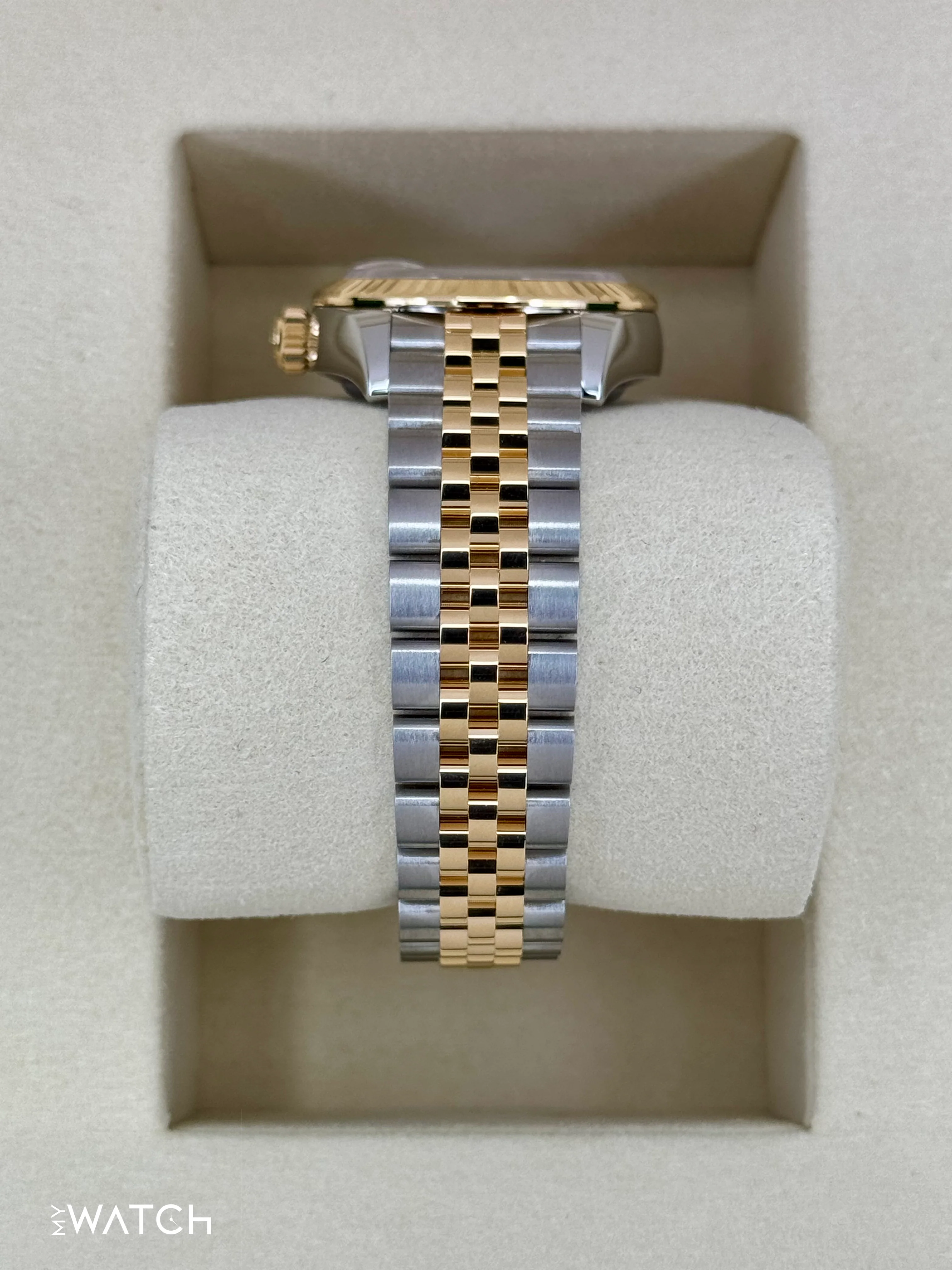 NEW 2025 Rolex Lady Datejust 28mm 279173 Jubilee Champagne Diamond Dial - Image 4