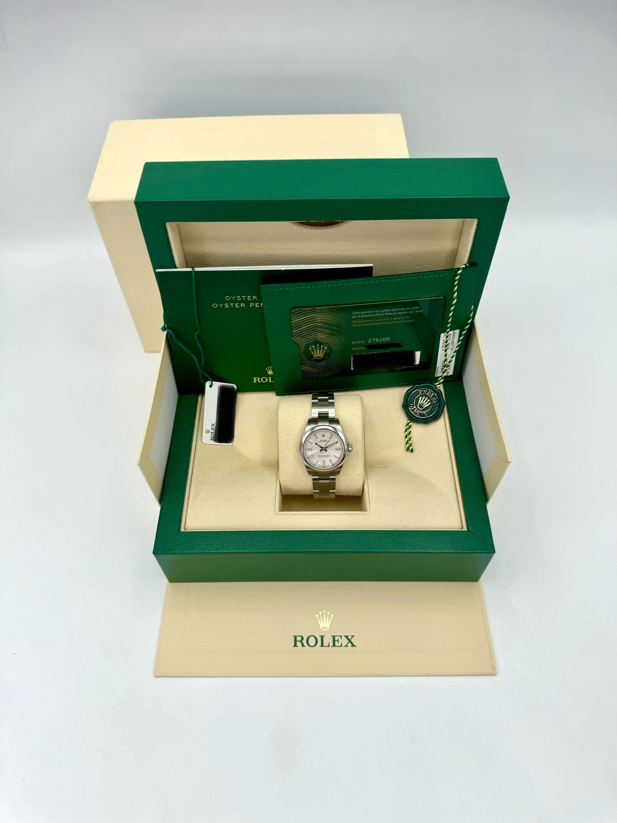 NEW 2024 Rolex Oyster Perpetual 28mm 276200 Silver Dial - Image 12