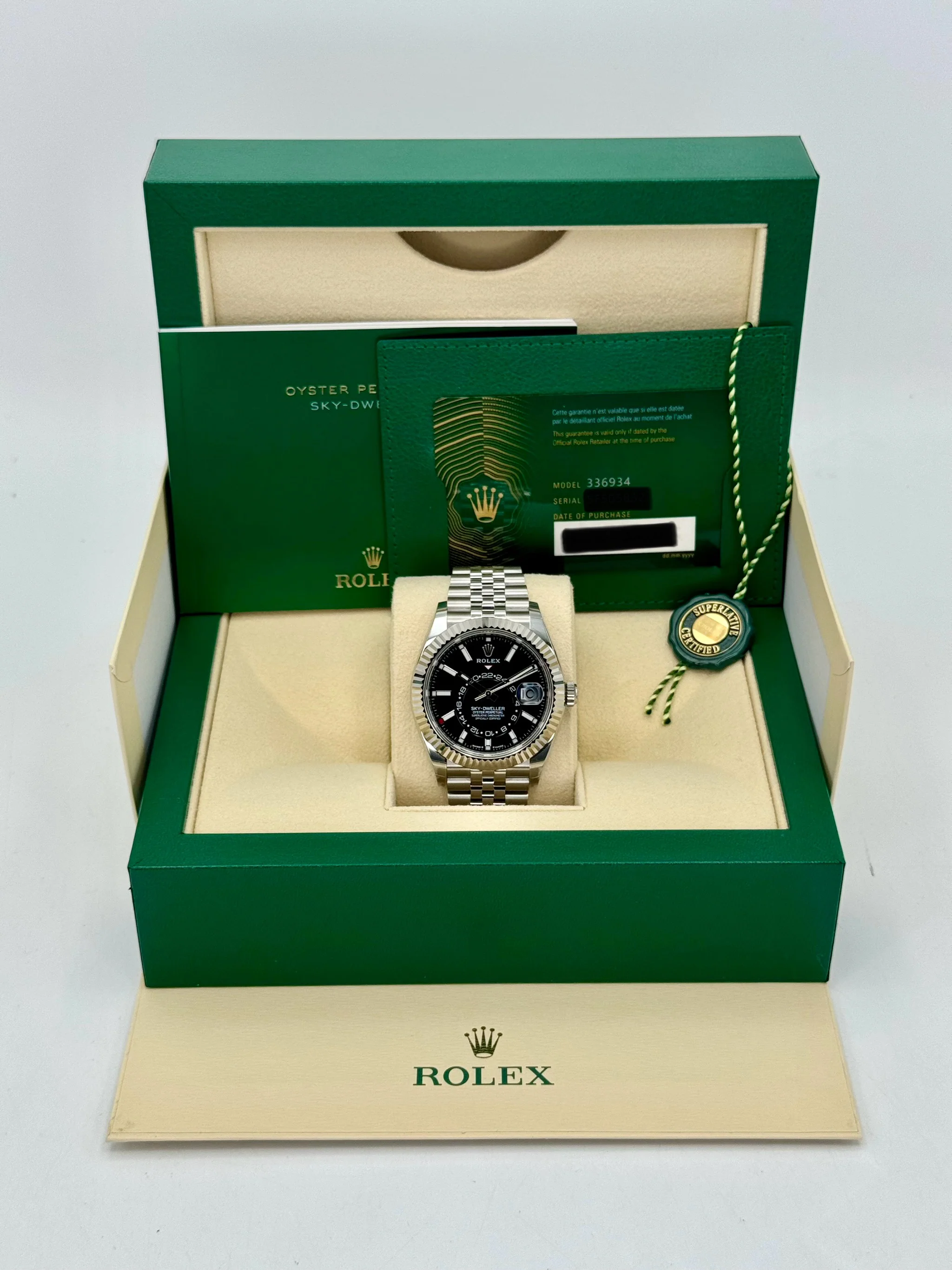 NEW 2024 Rolex Sky-Dweller 42mm 336934 Jubilee Black Dial - Image 11